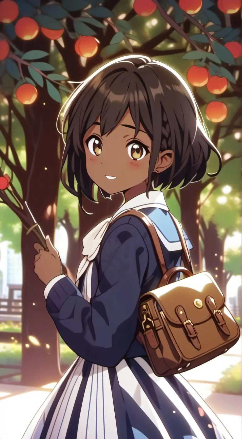 ai character: Lilly/max background