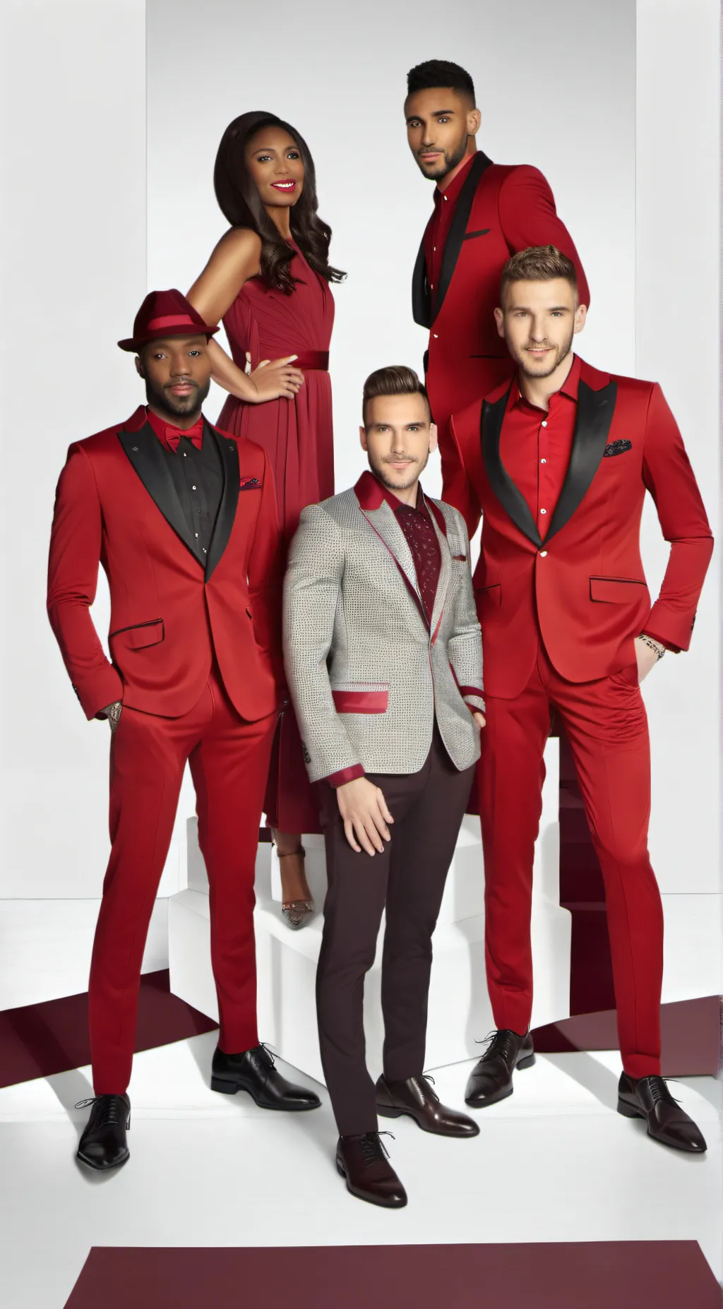 ai character: The Pentatonix  background