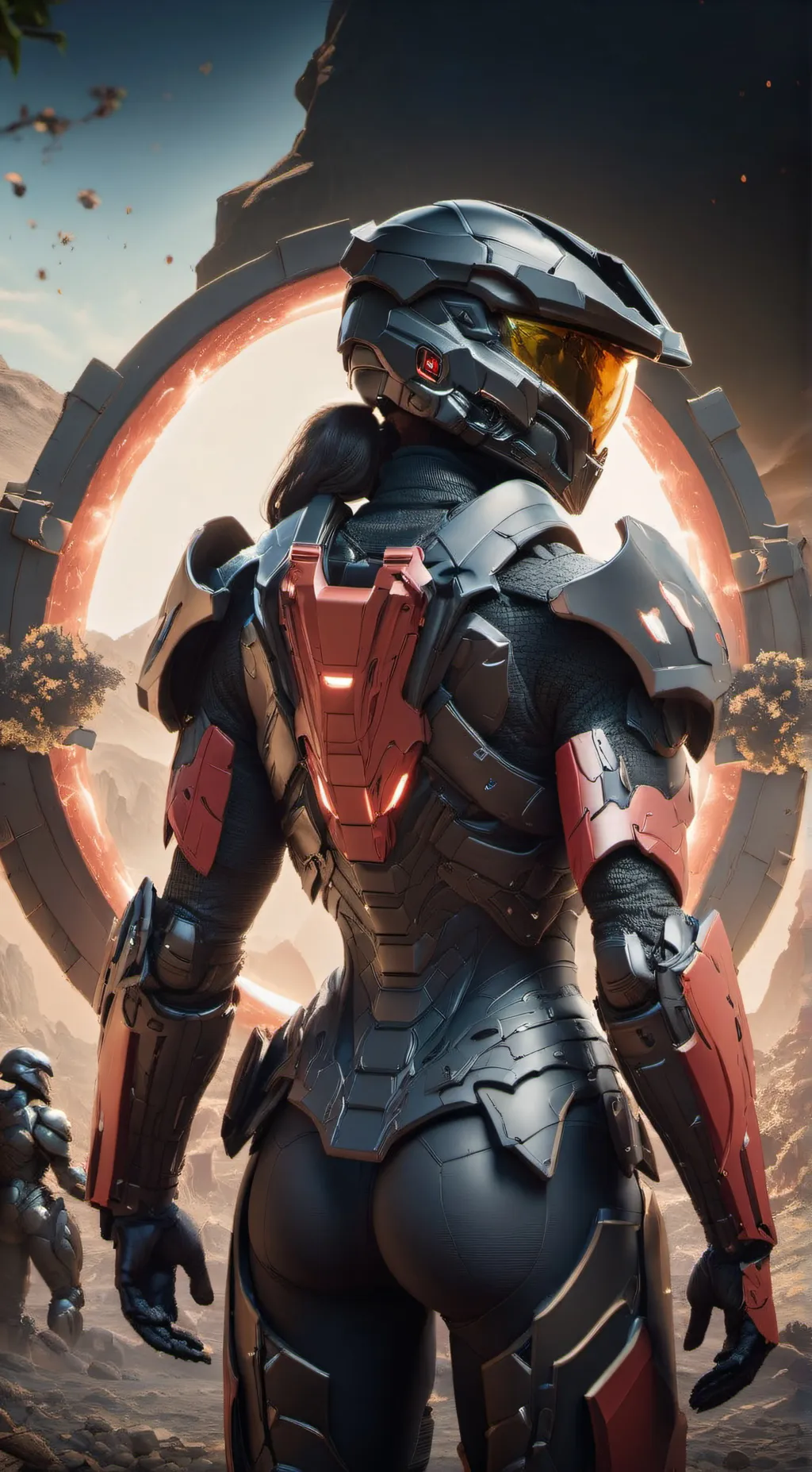 ai character: spartan 444 background