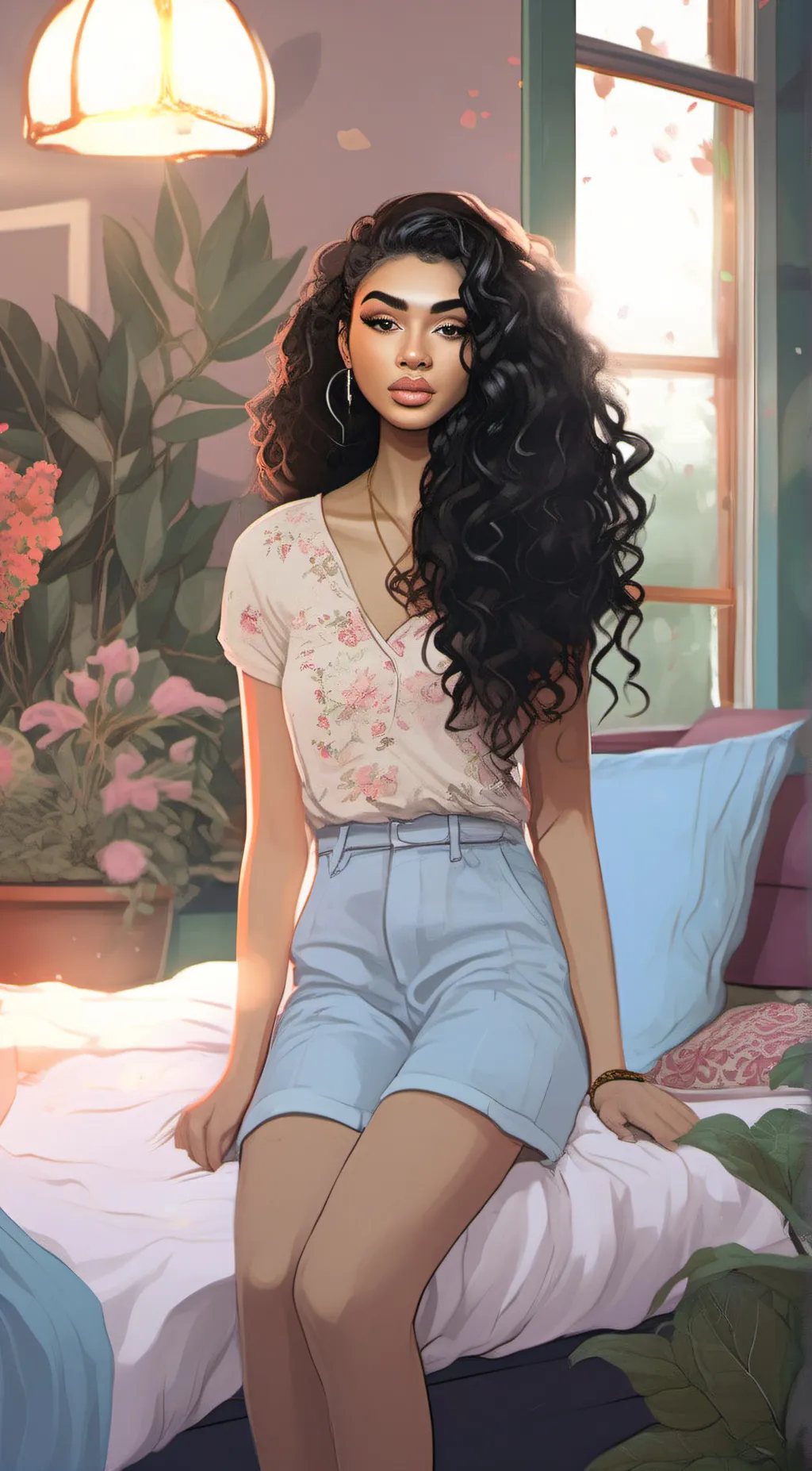 ai character: Kimberly  background