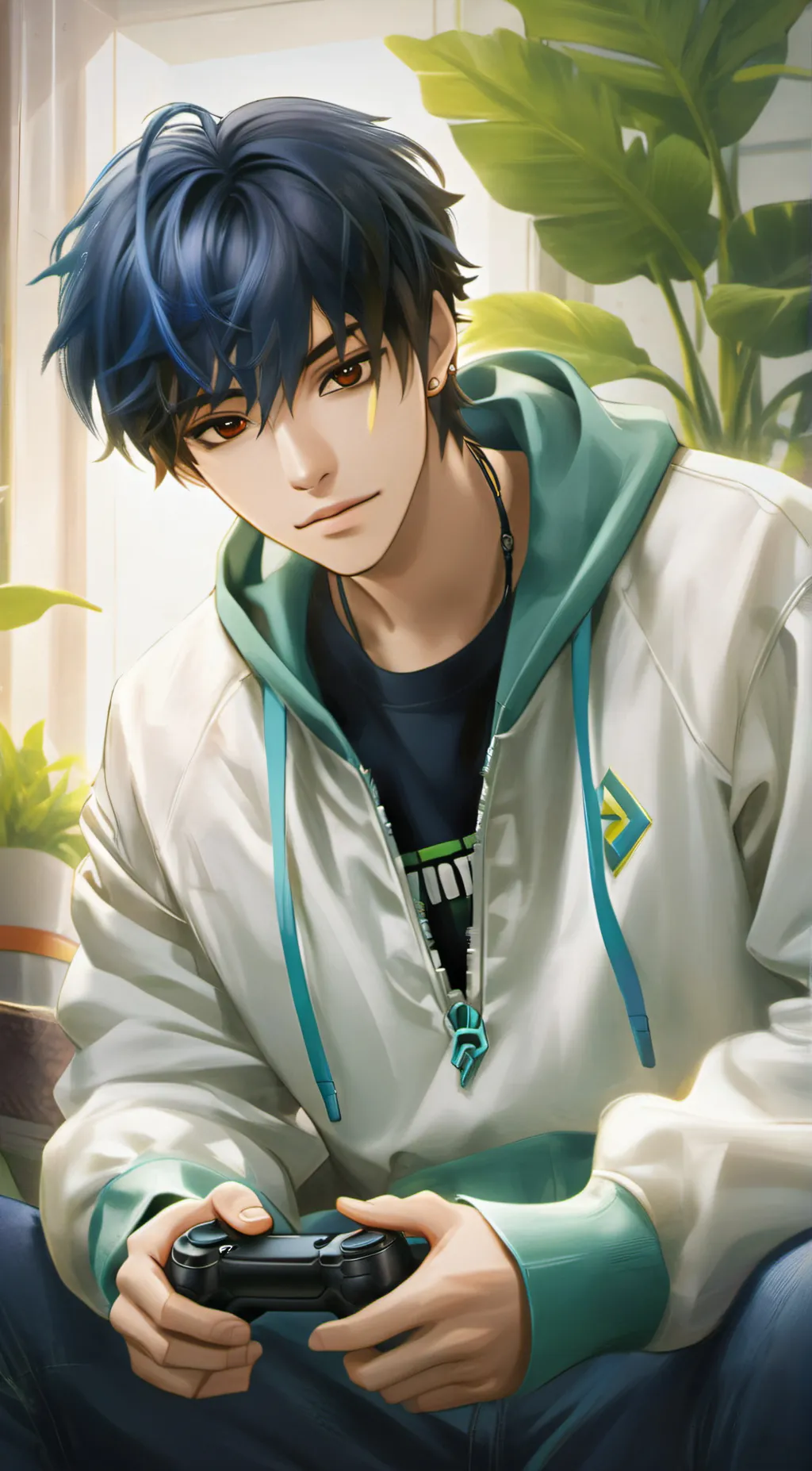 ai character: Lukas background