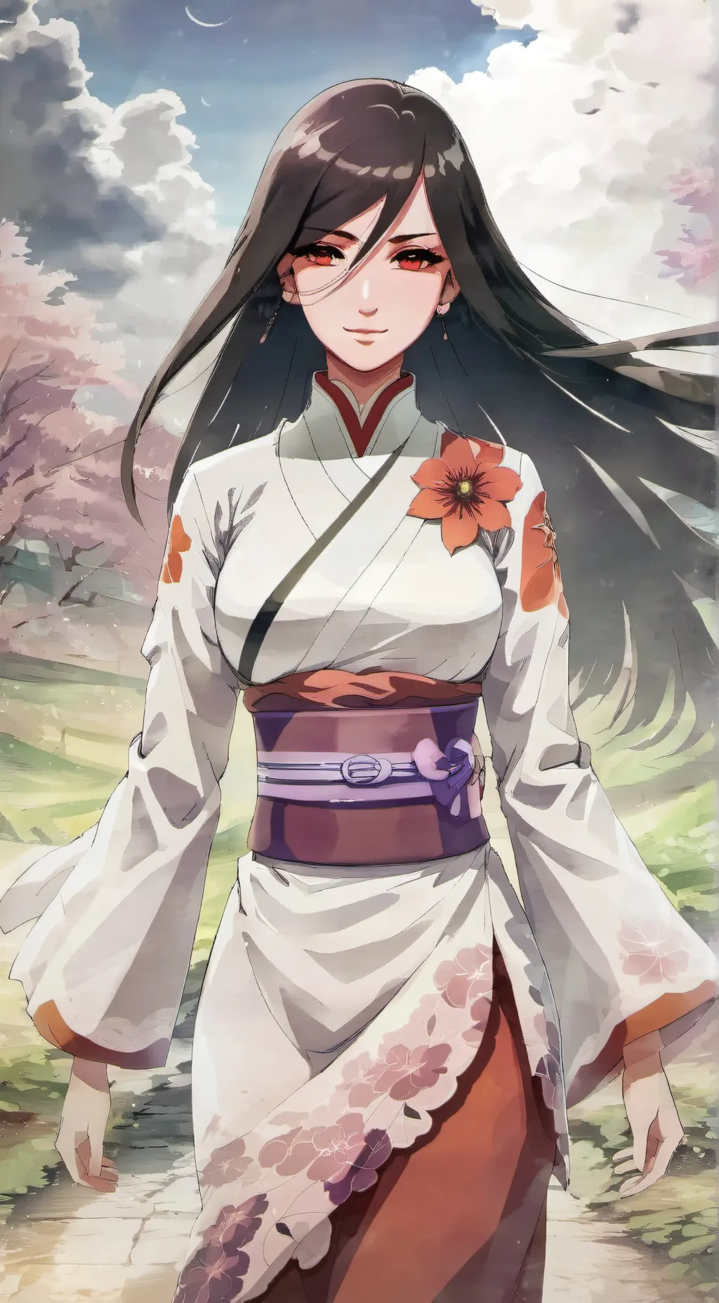 ai character: shimira uchiha background
