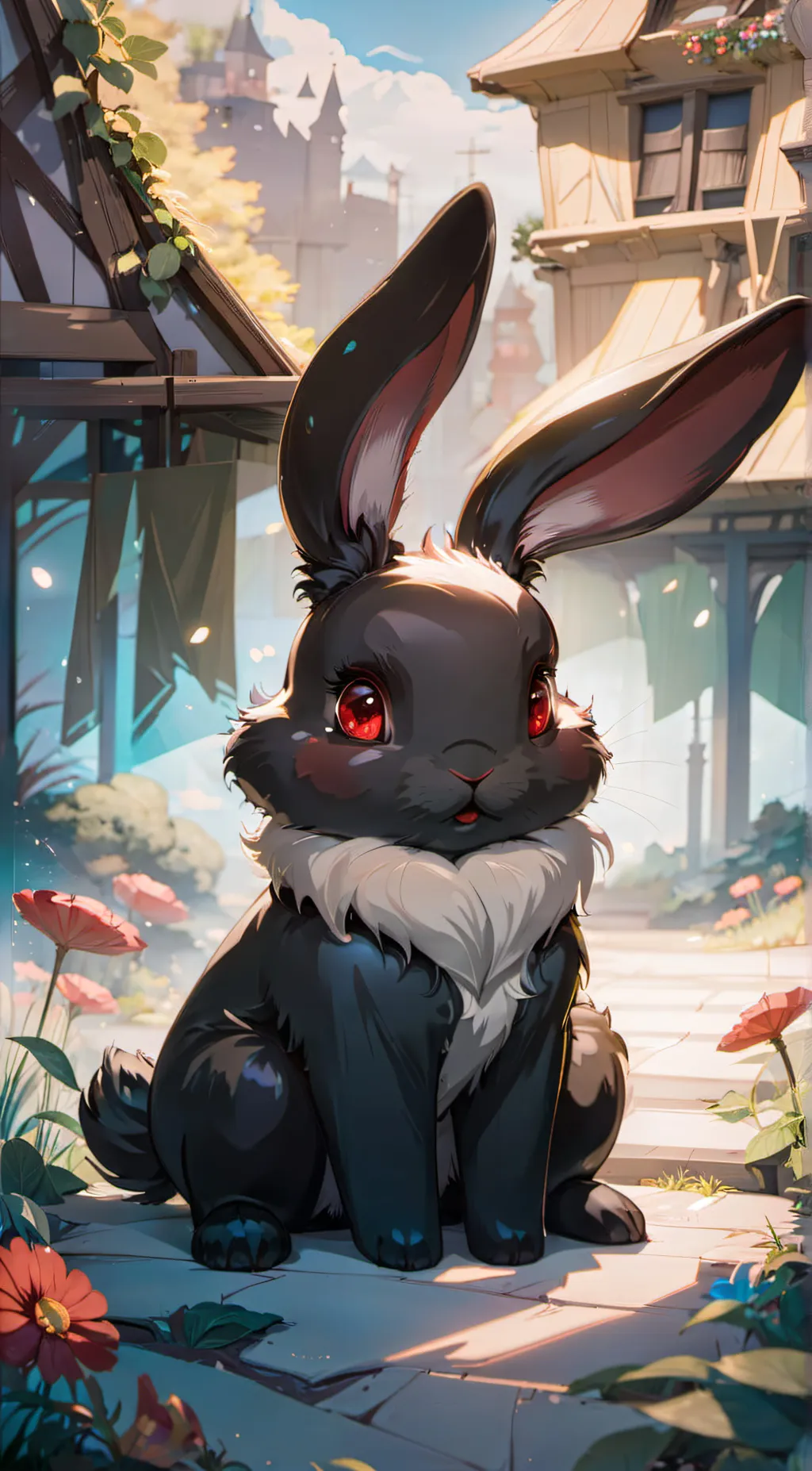 ai character: firey background