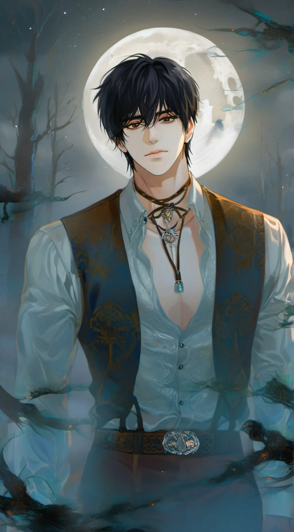 ai character: Carter background