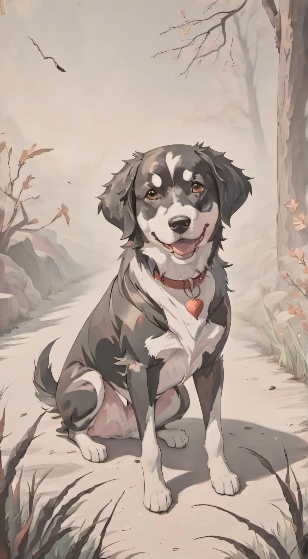 ai character: slender girl/boy background