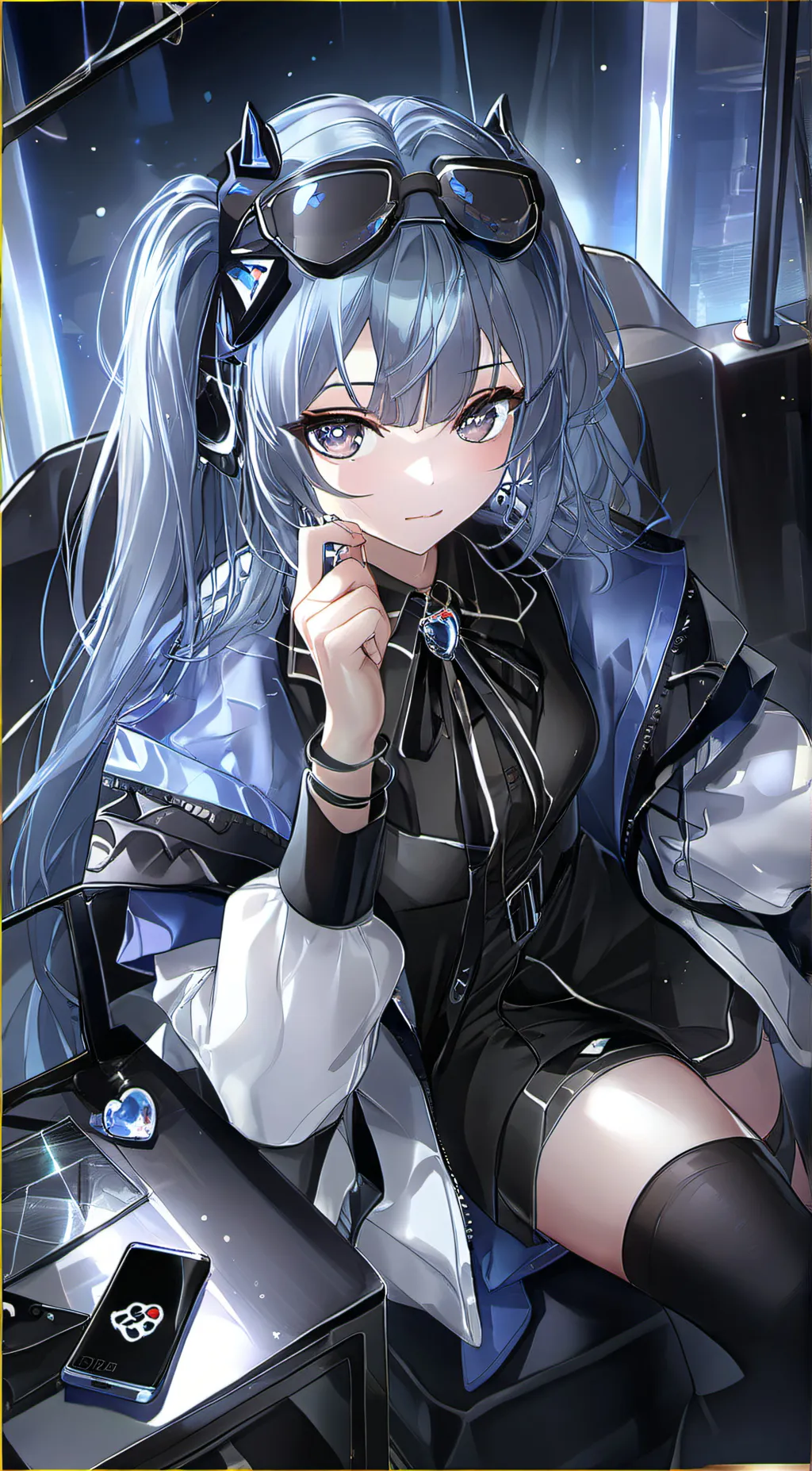 ai character: Luna Lee background