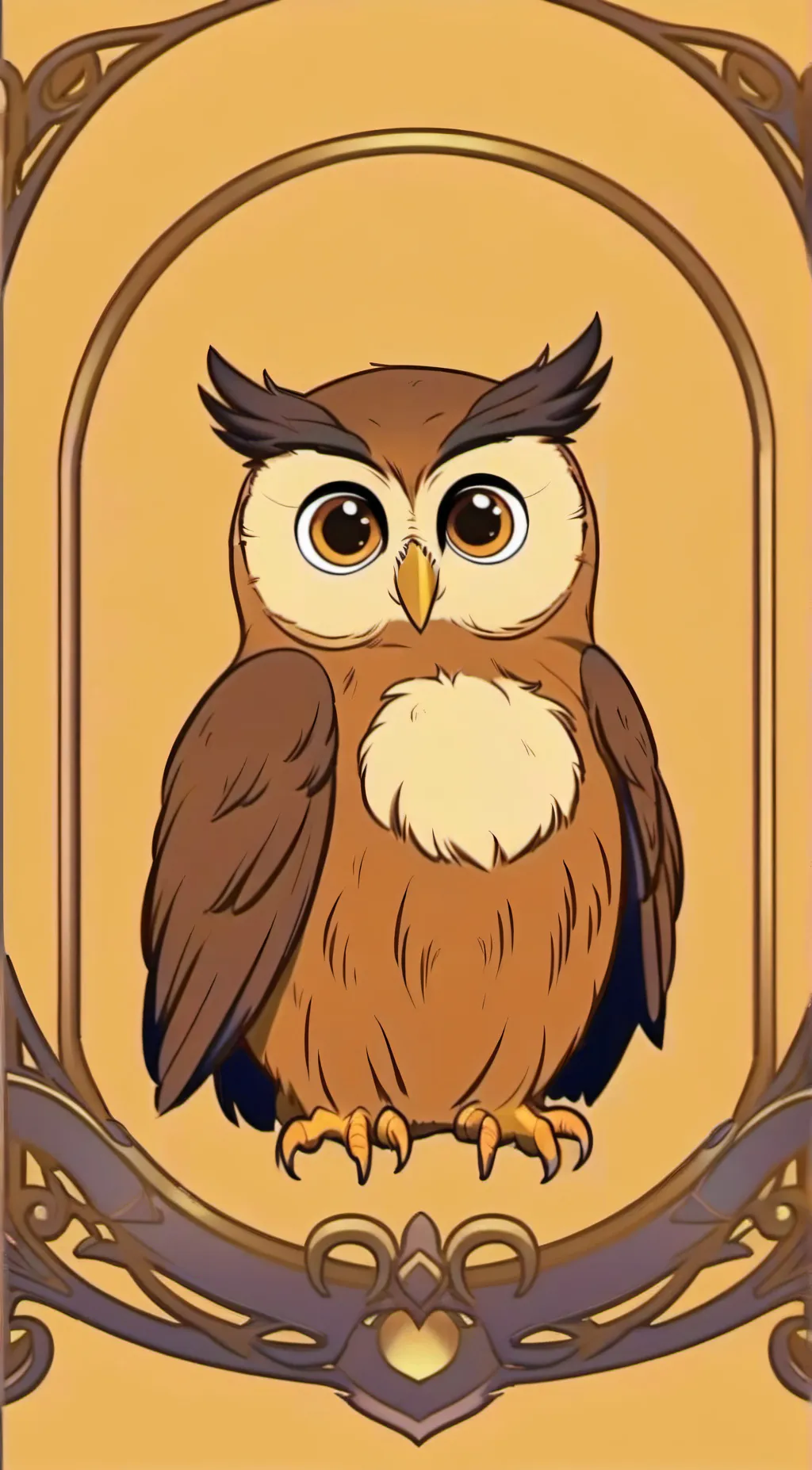 ai character: Owlbert background