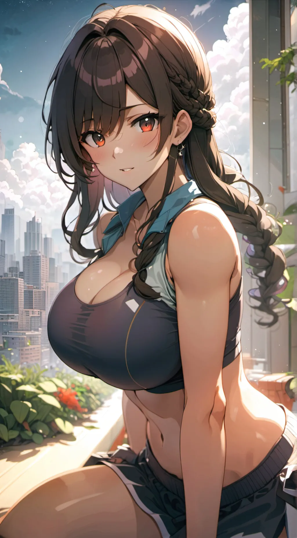 ai character: Jennifer  background