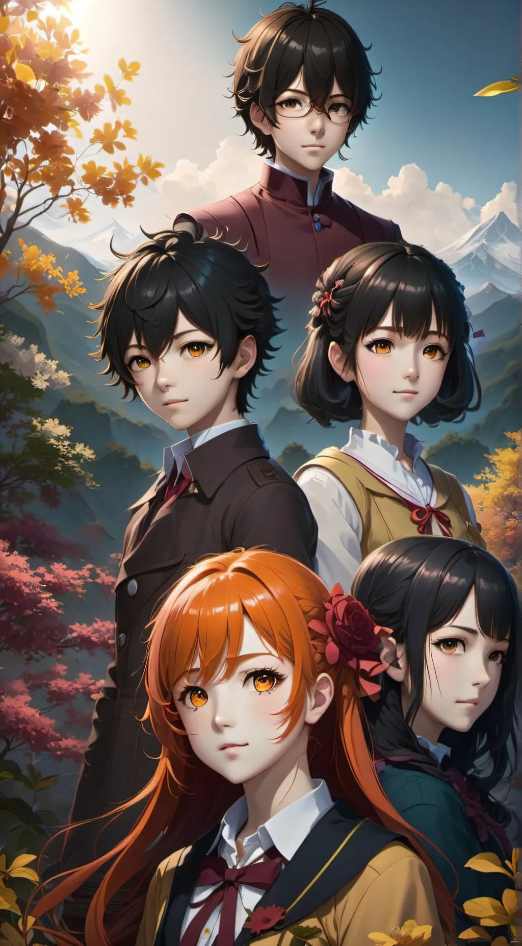 ai character: Ayano and taro uni background