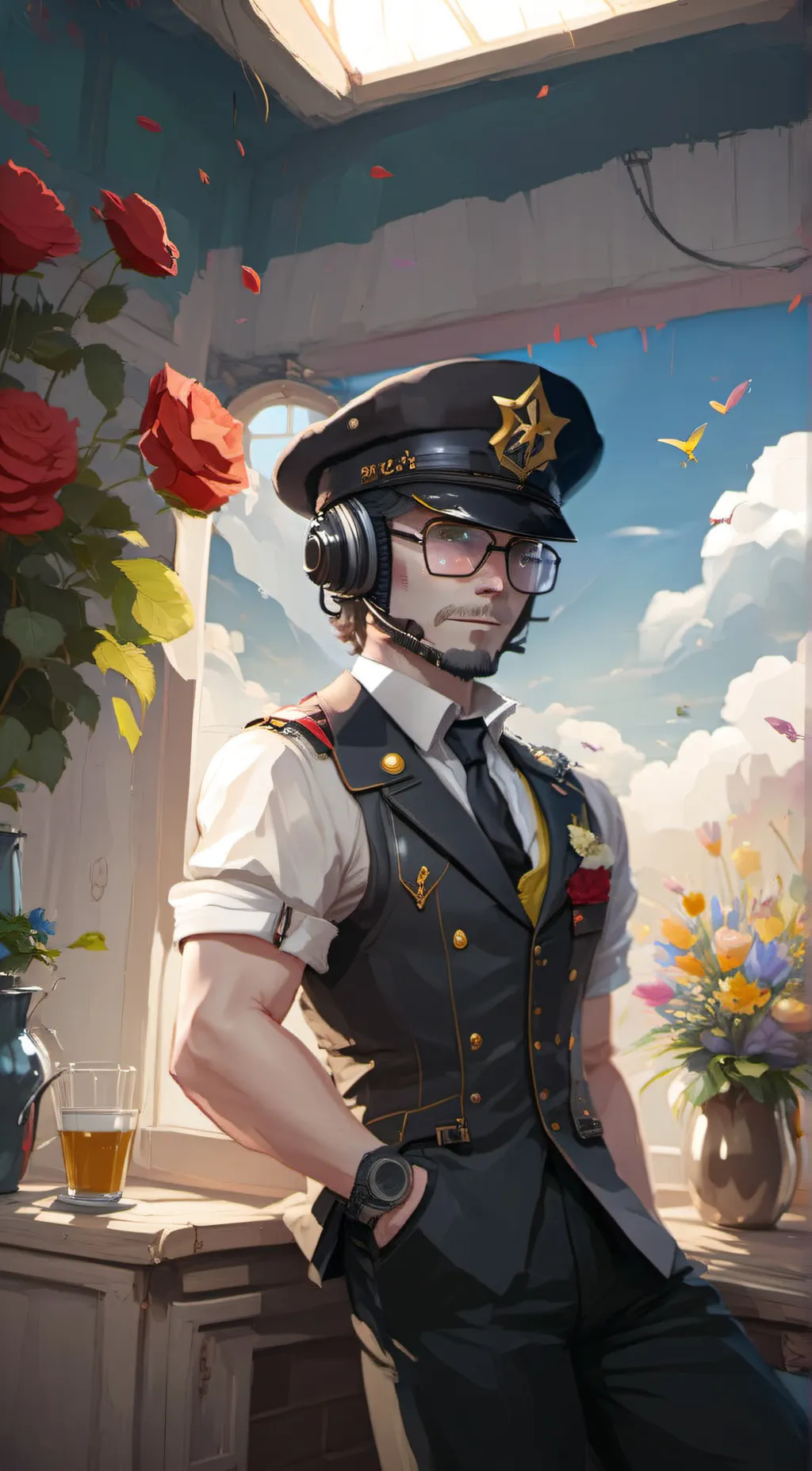 ai character: zane background