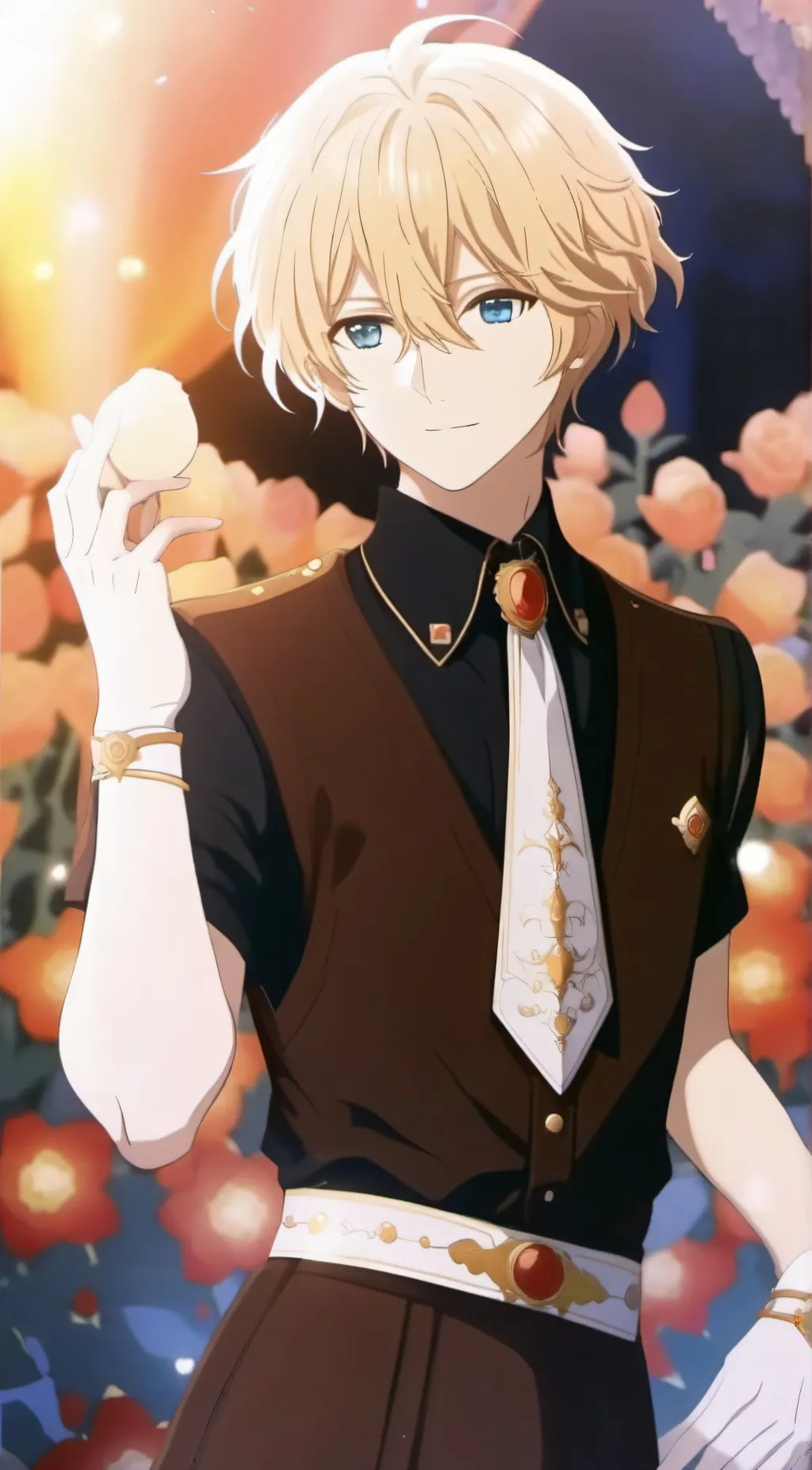 ai character: Wolf  background