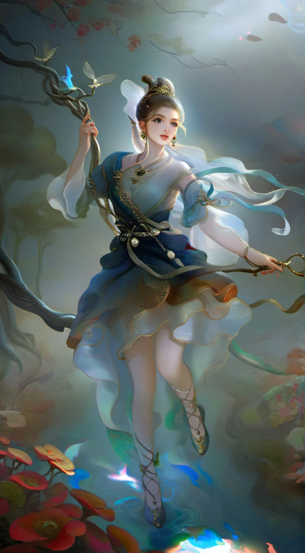 ai character: Heaven (hazbin) background