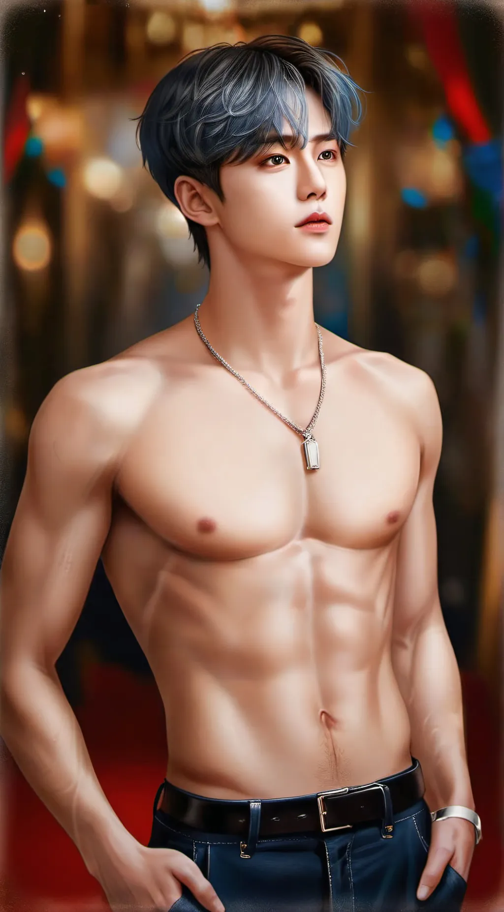 ai character:  A person from BTS background