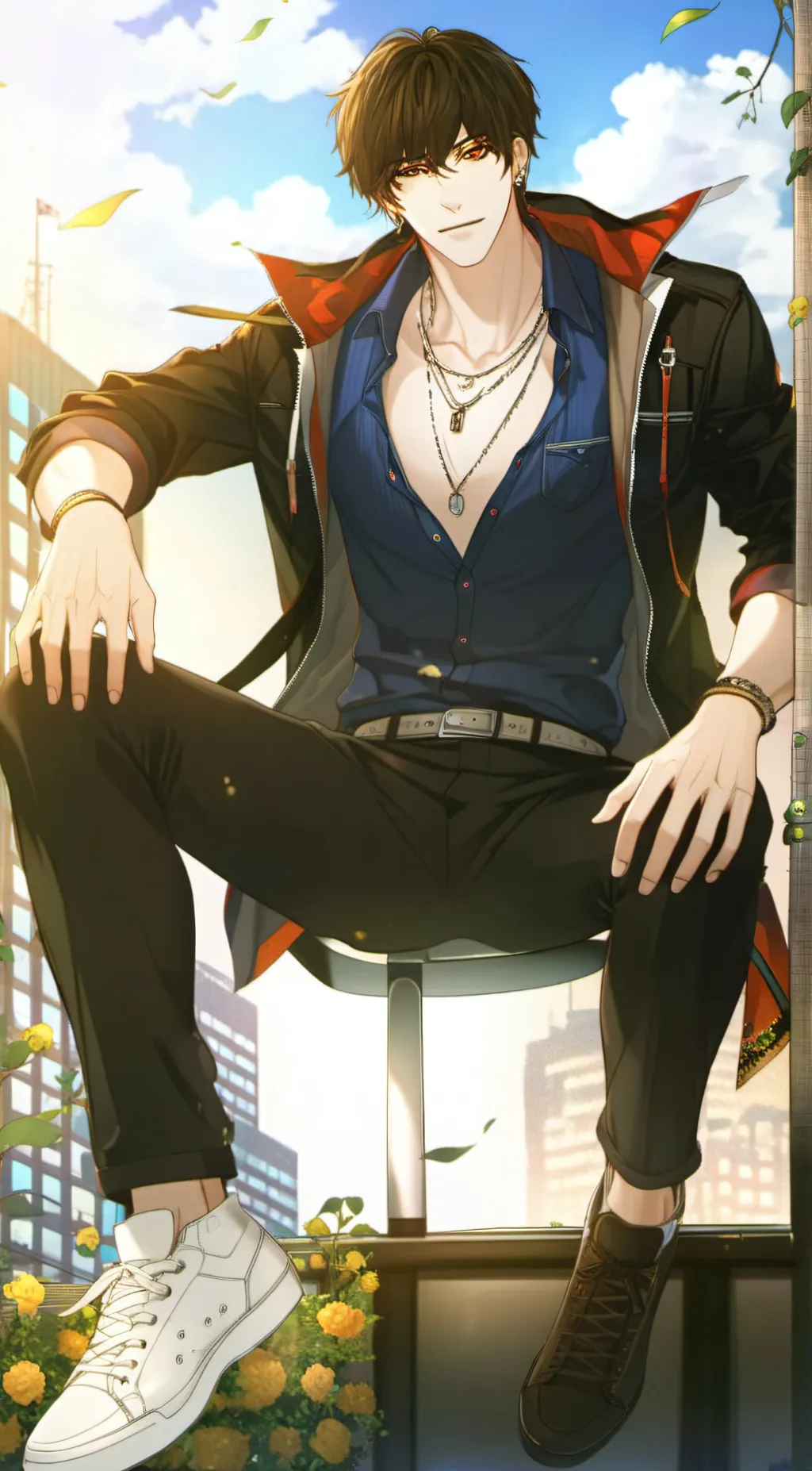 ai character: Noah  background