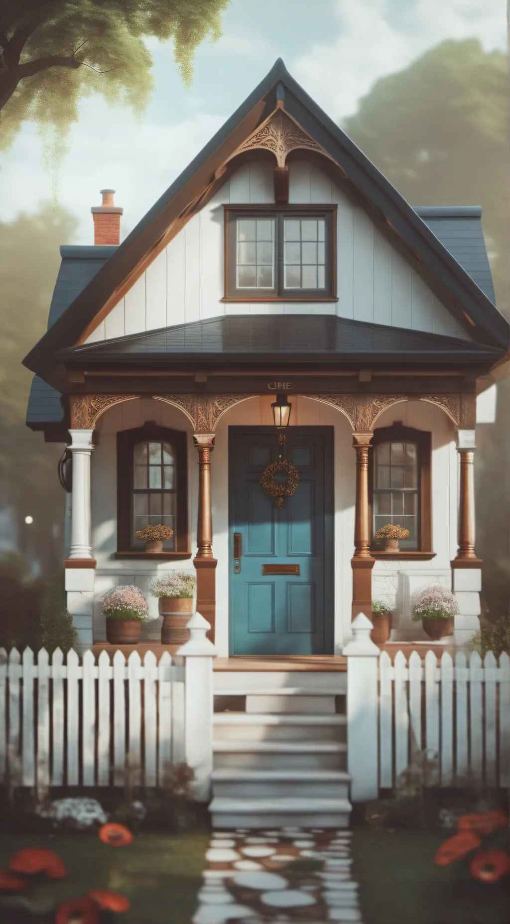 ai character: Seven goats tale background