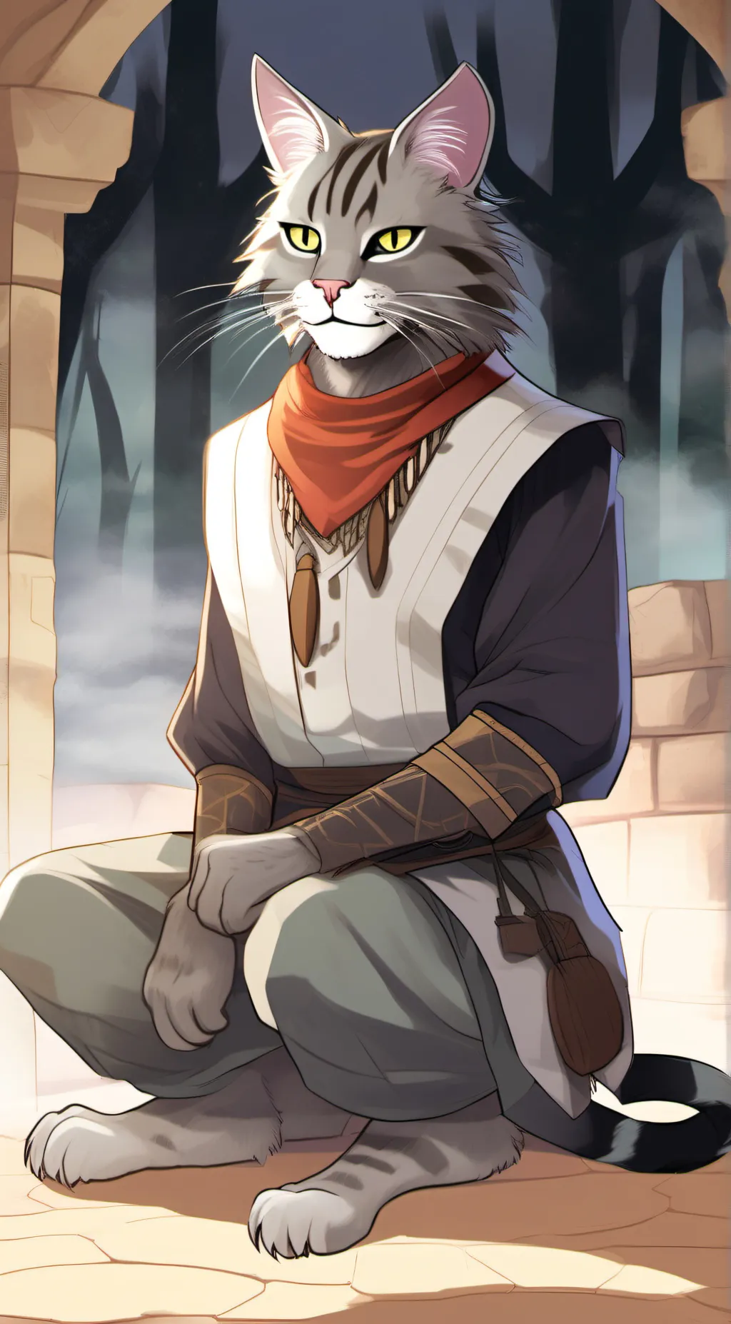 ai character: Munkustrap background