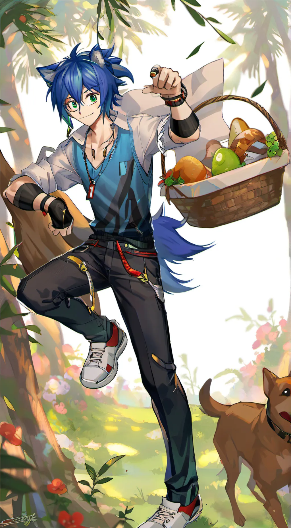 ai character: sonic background