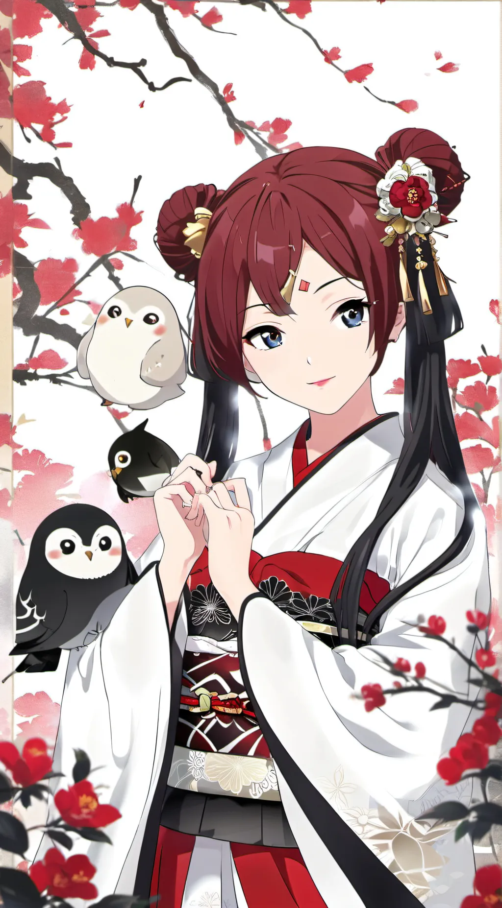 ai character: Mito Uzumaki  background