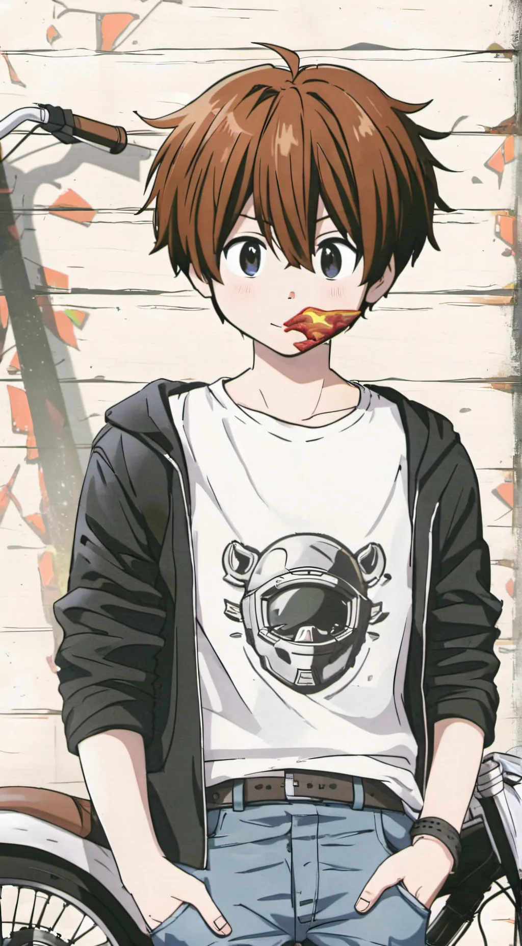 ai character: The bacon hair ep background