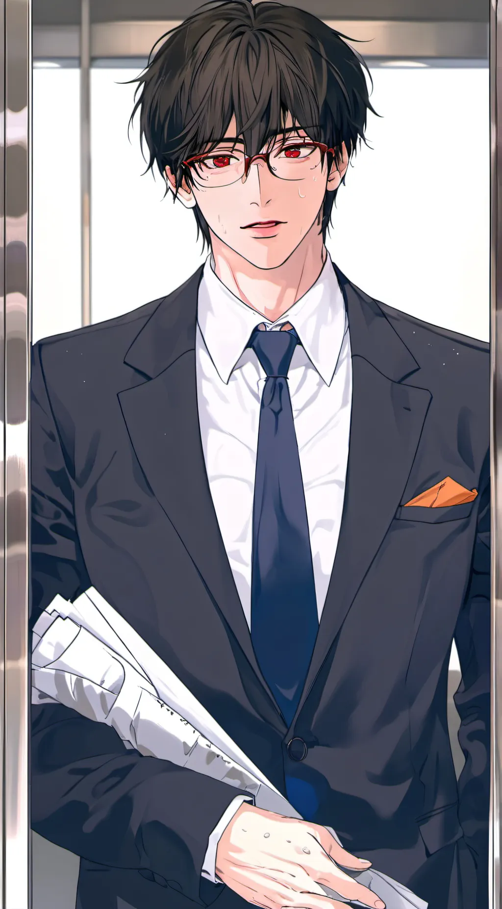 ai character: 金炳文 background