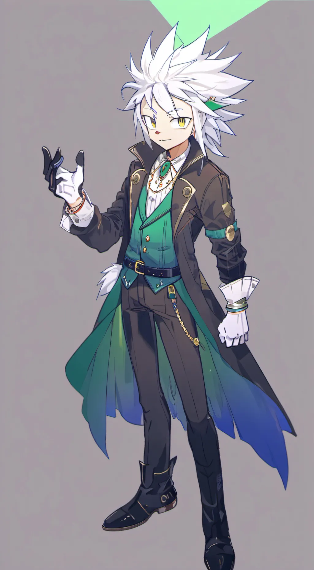 ai character: Silver The Wait.. background