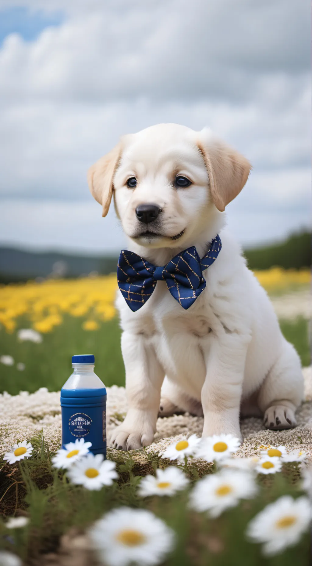 ai character: Cinamaroll  background