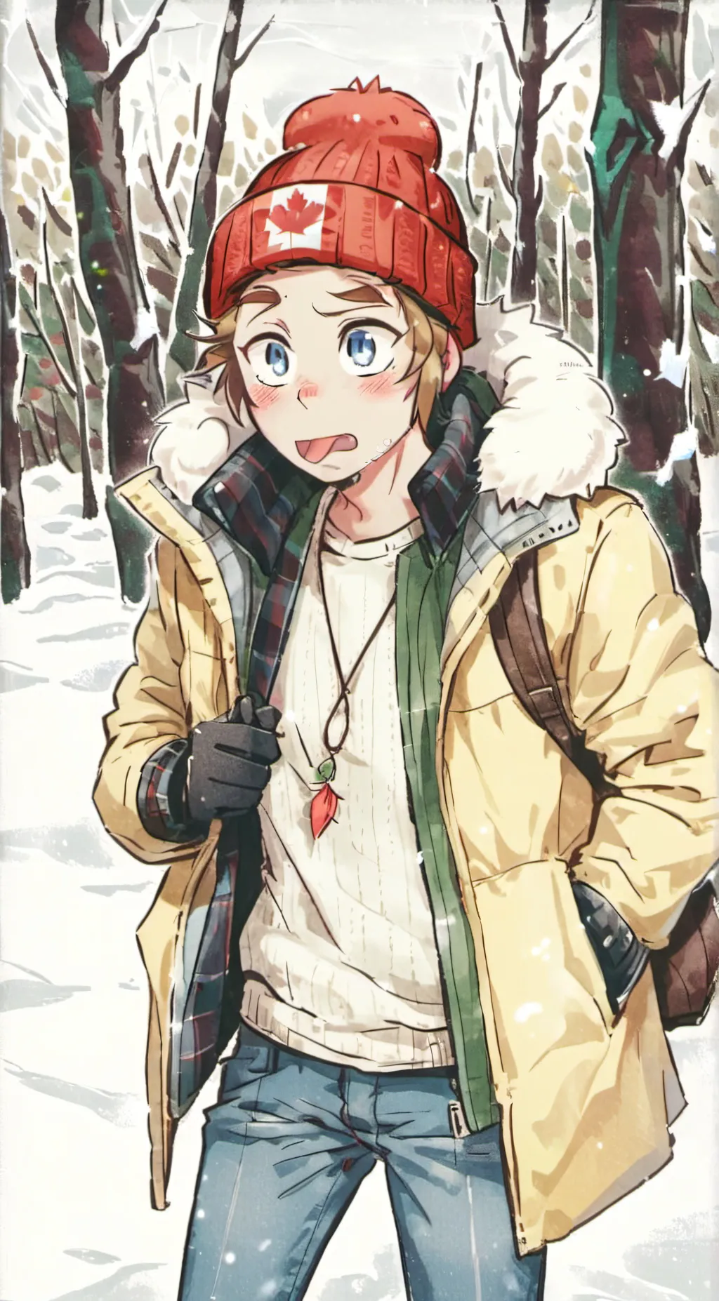 ai character: Canada background