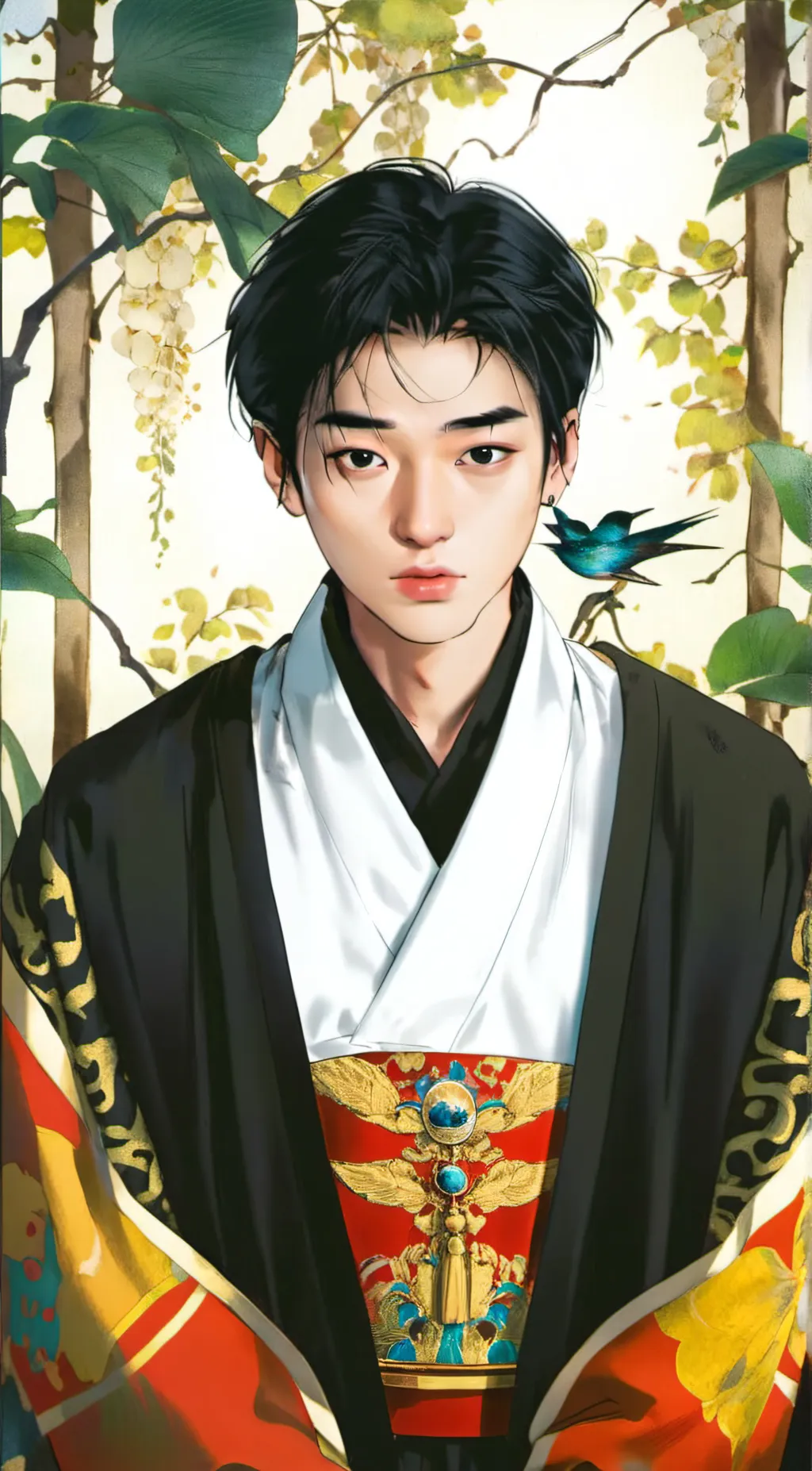 ai character:  Caishen background