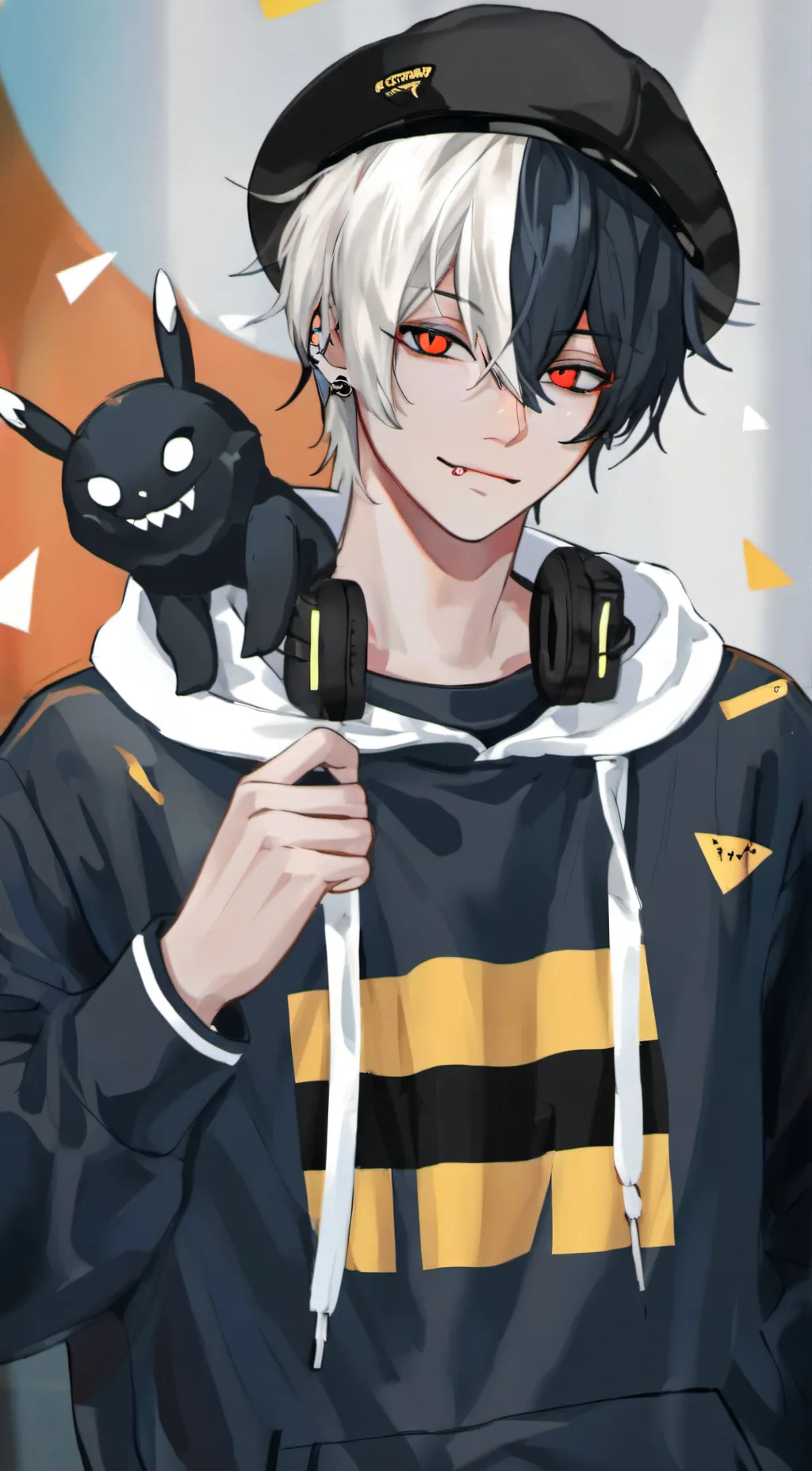 ai character: fin background