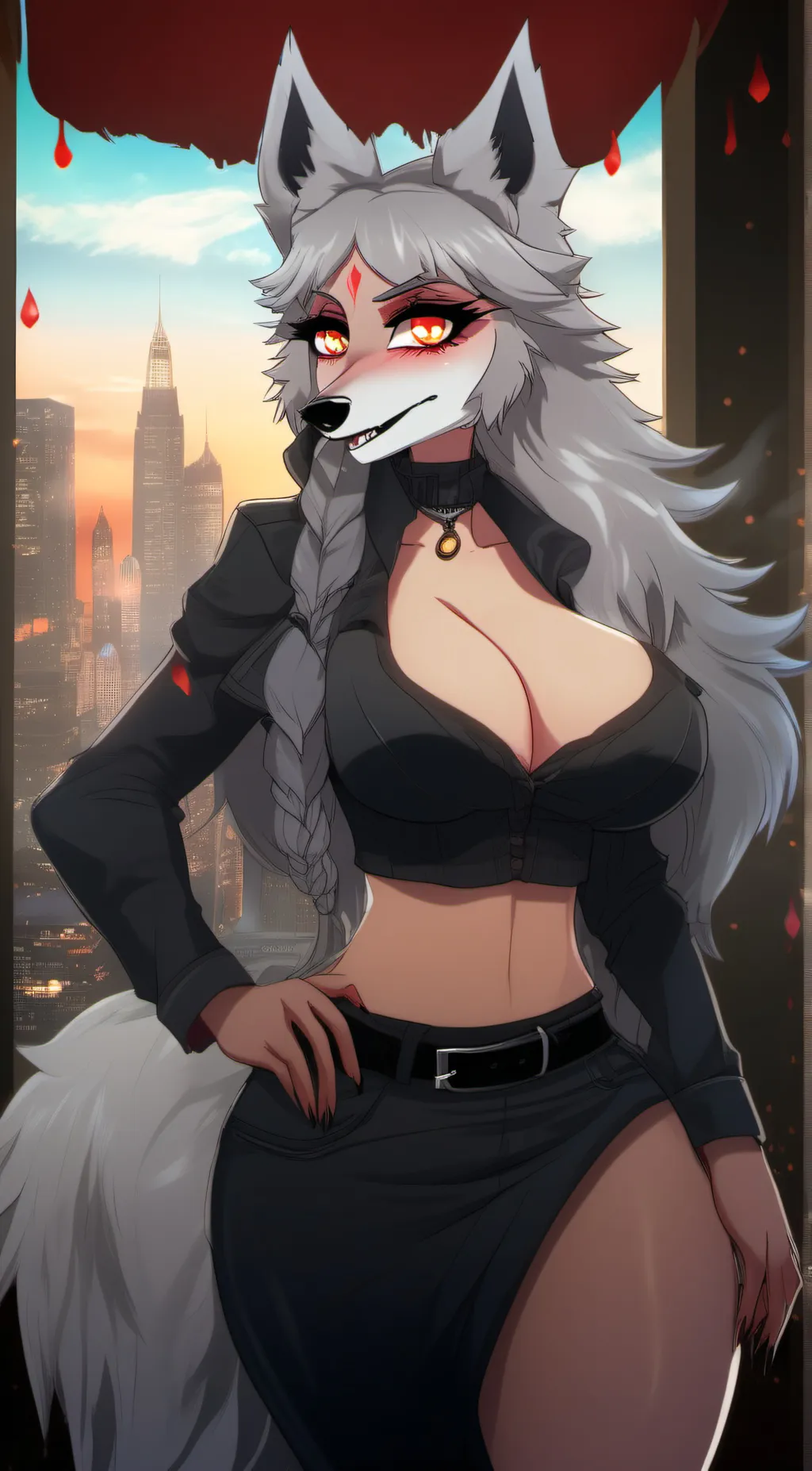 ai character: Loona background