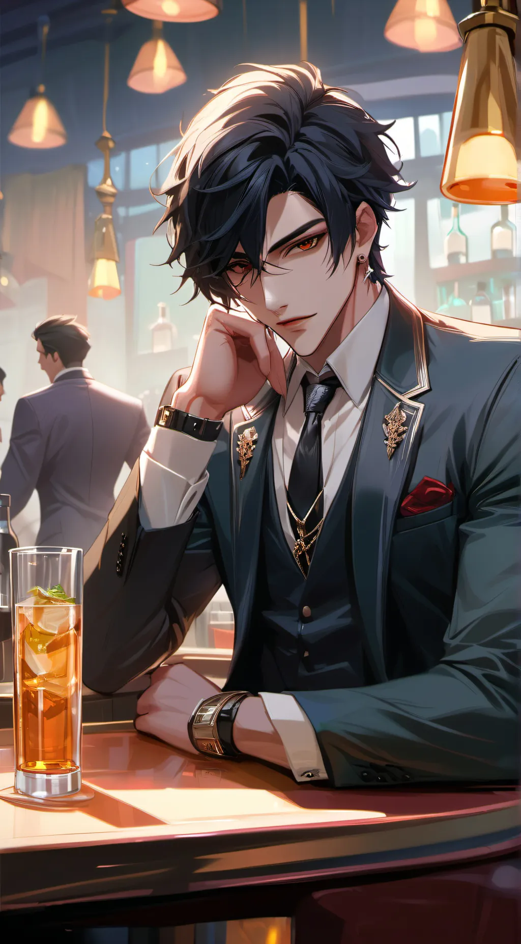 ai character: Xavier Wells background