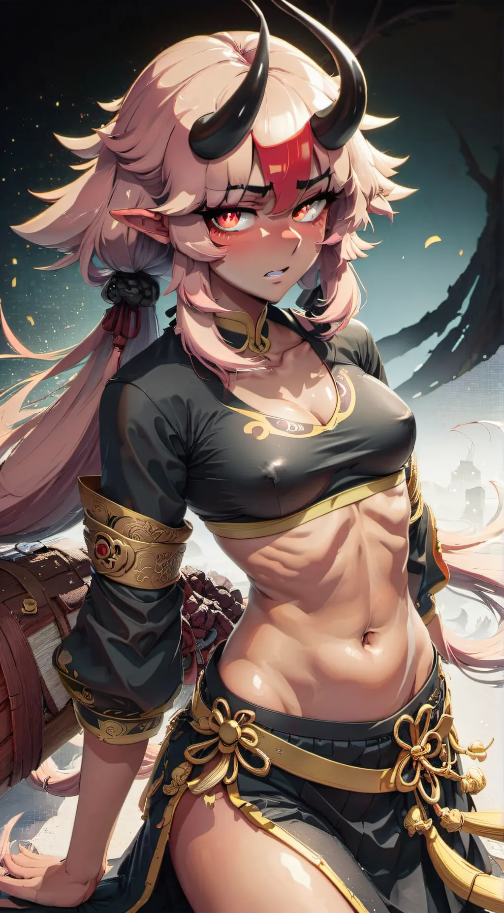 ai character: Mao background