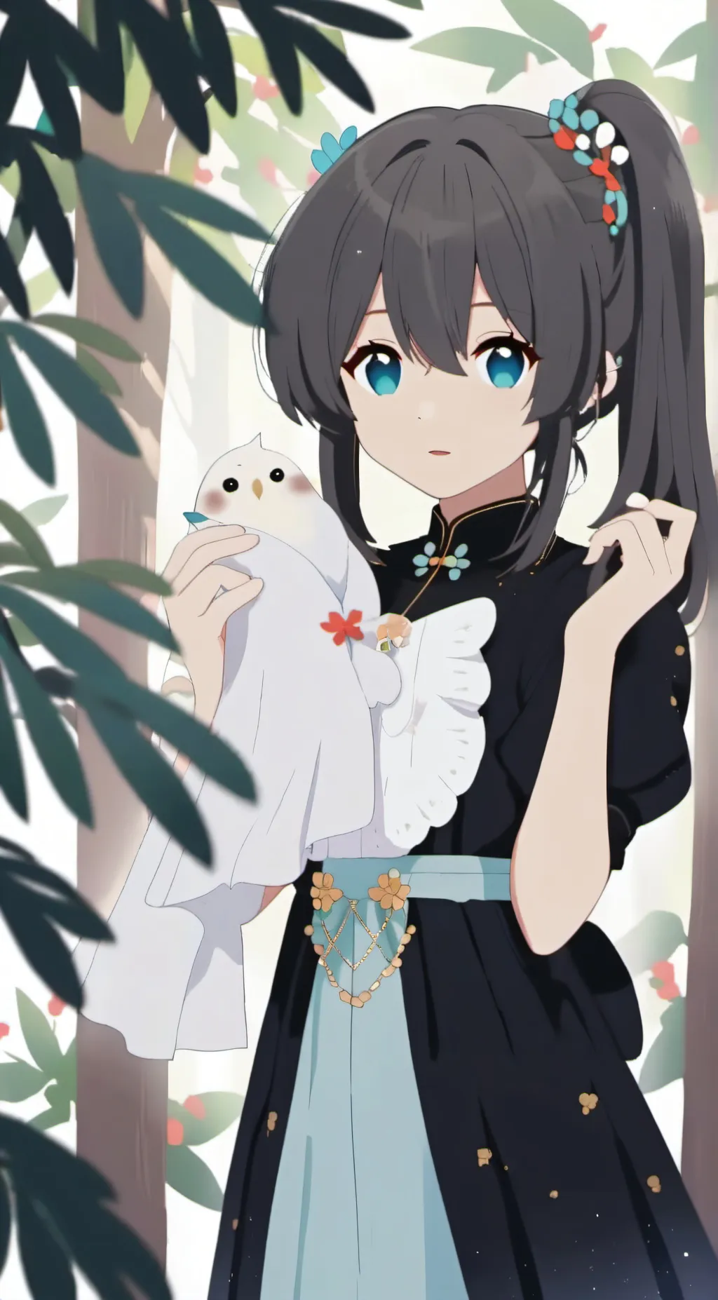 ai character: hrllo background