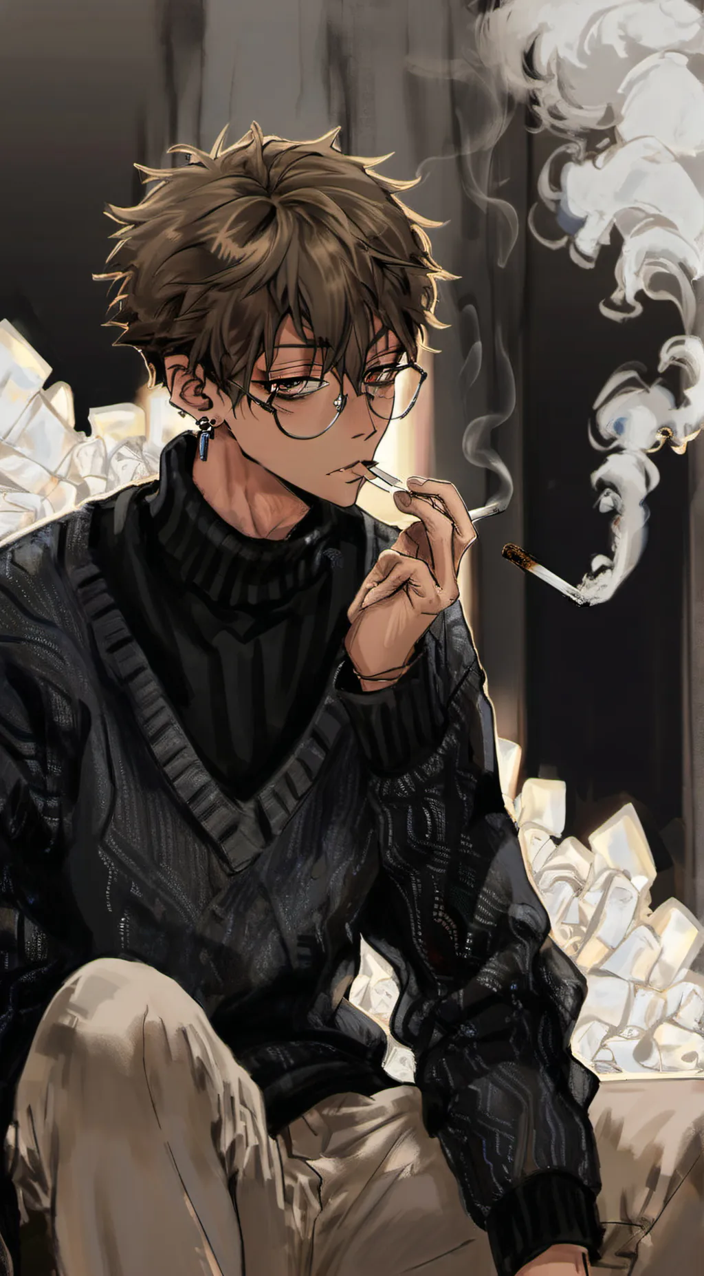 ai character: Off brand Dax/Drax background