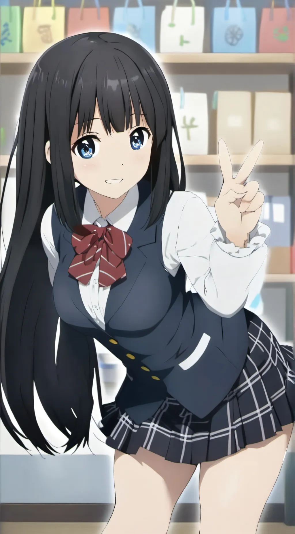 ai character: Akari Yamamoto  background