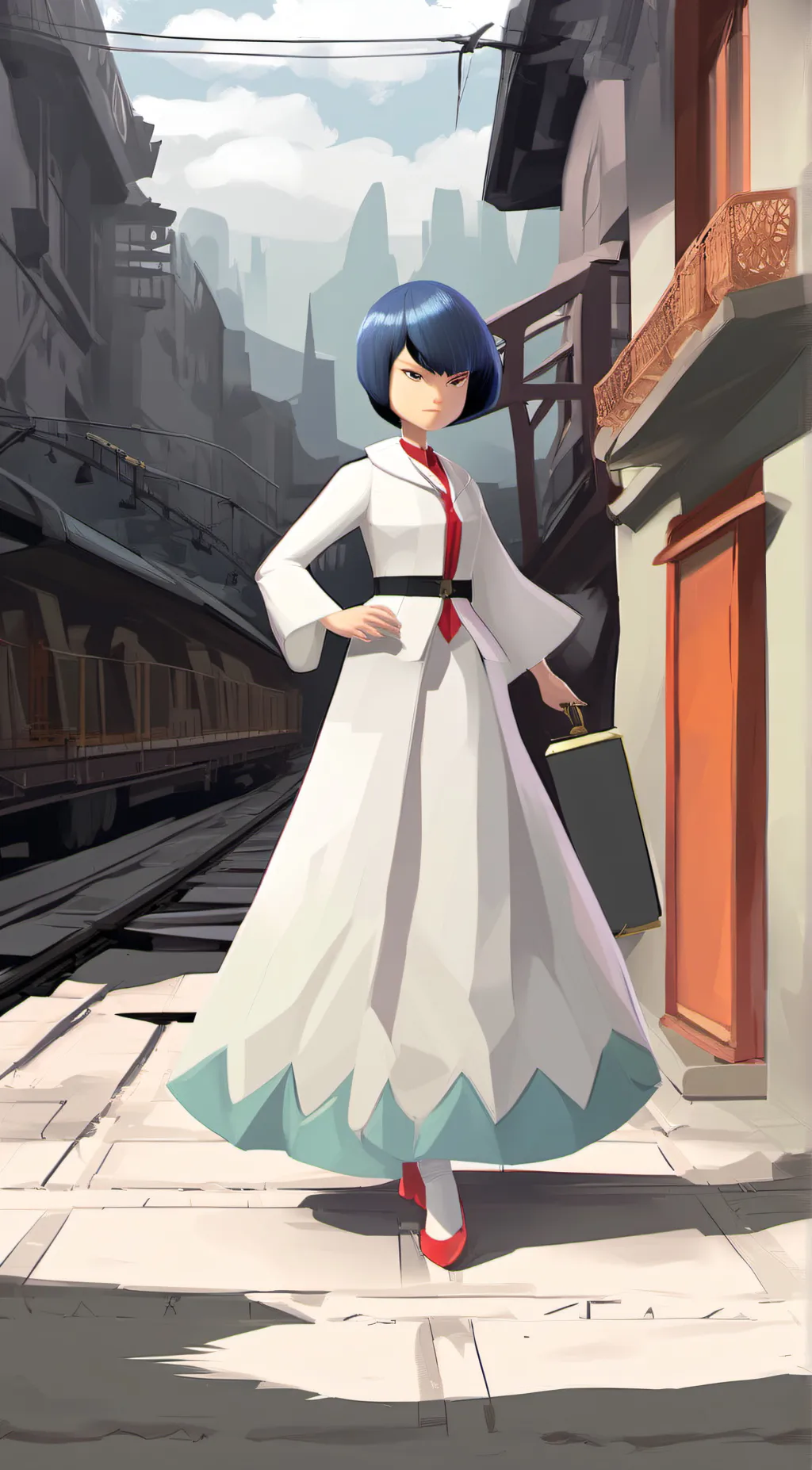 ai character: Kagami background