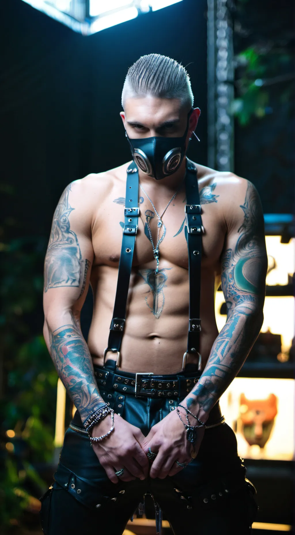 ai character: Hugo background