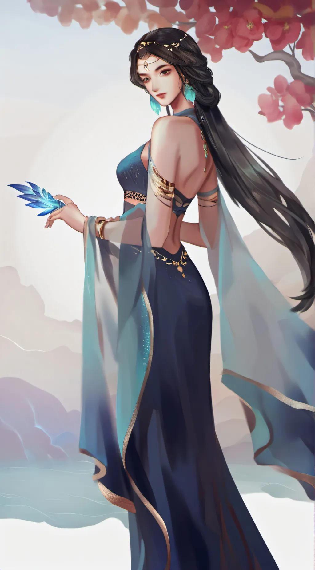 ai character: Xiane  background