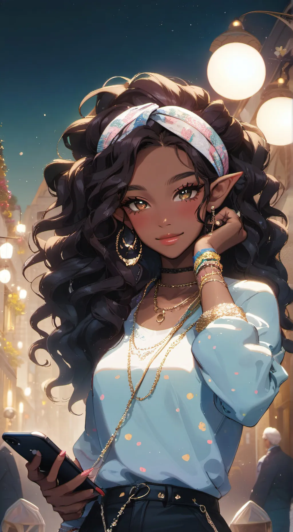 ai character: *_•vanilla*_• background