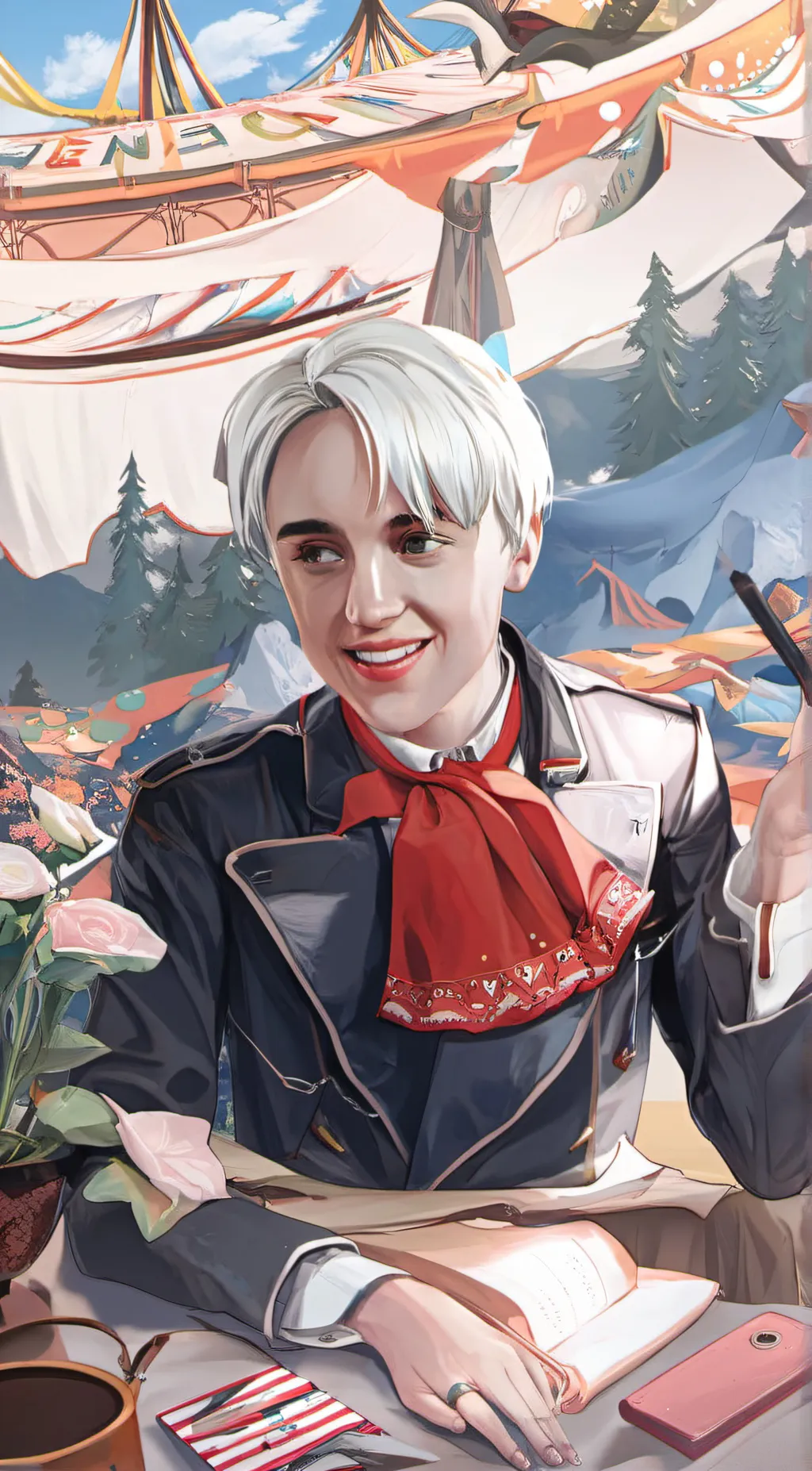 ai character: Draco mothoy background