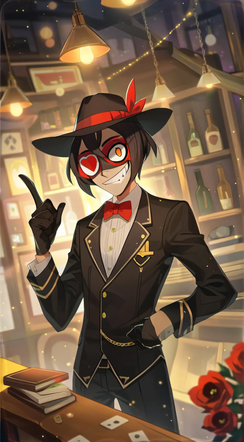 ai character: Alister  background