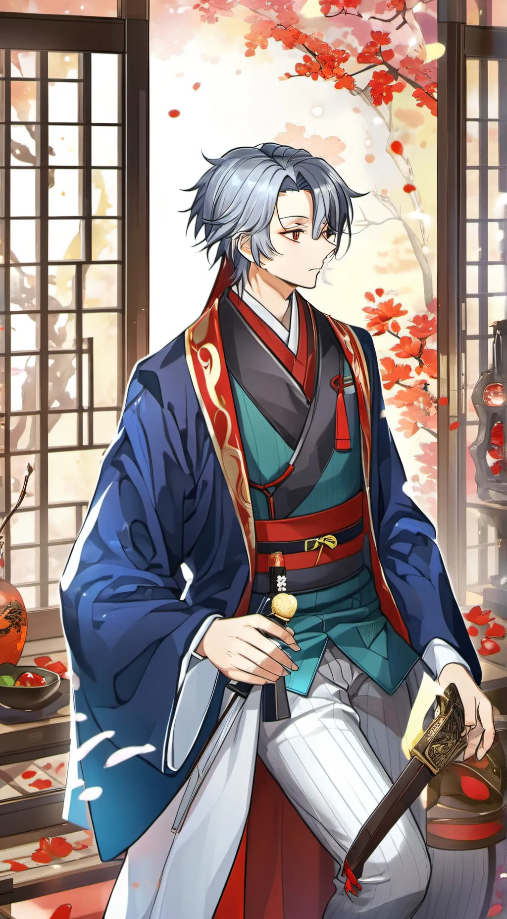 ai character: Sanemi Shinazugawa background