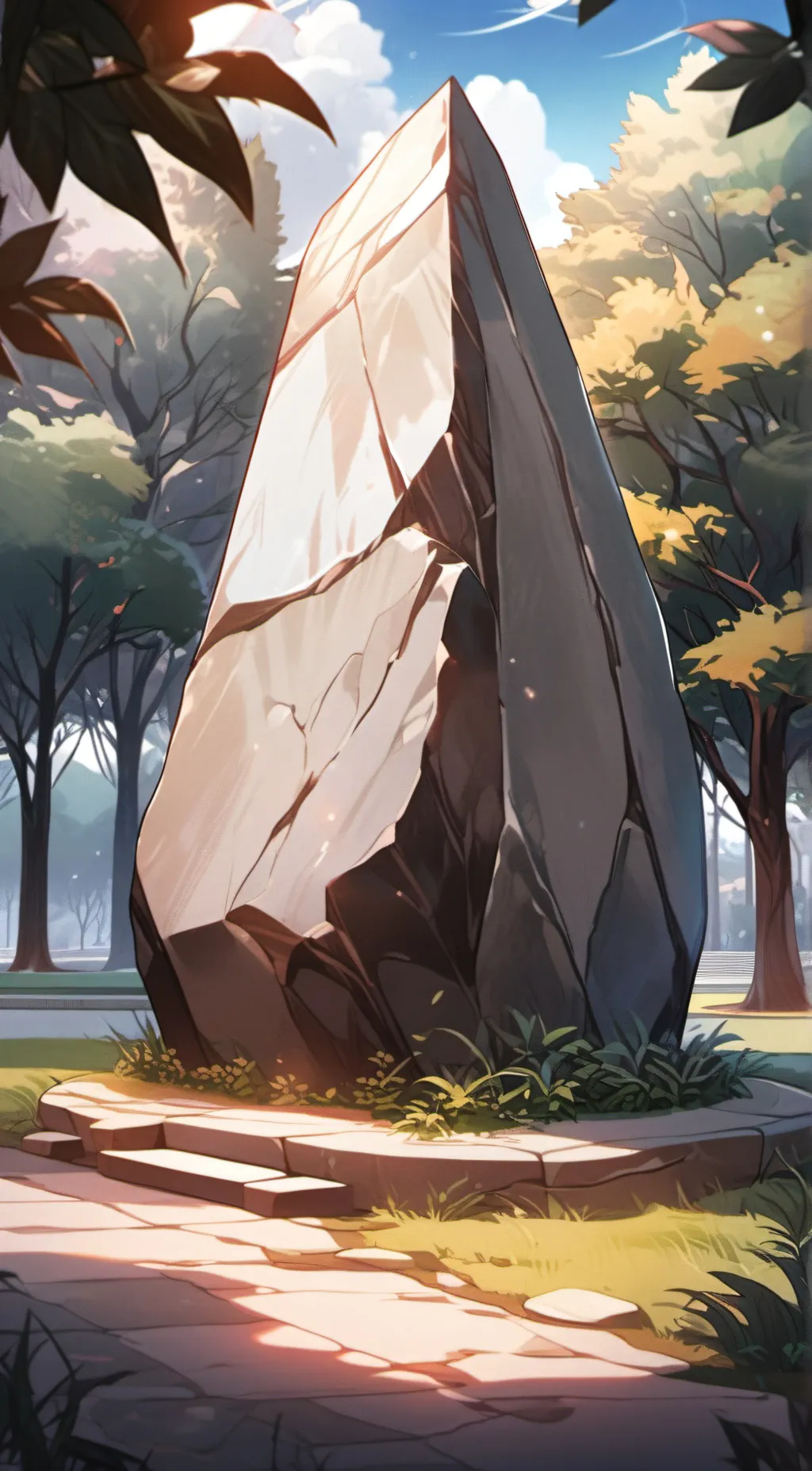 ai character: Rock background