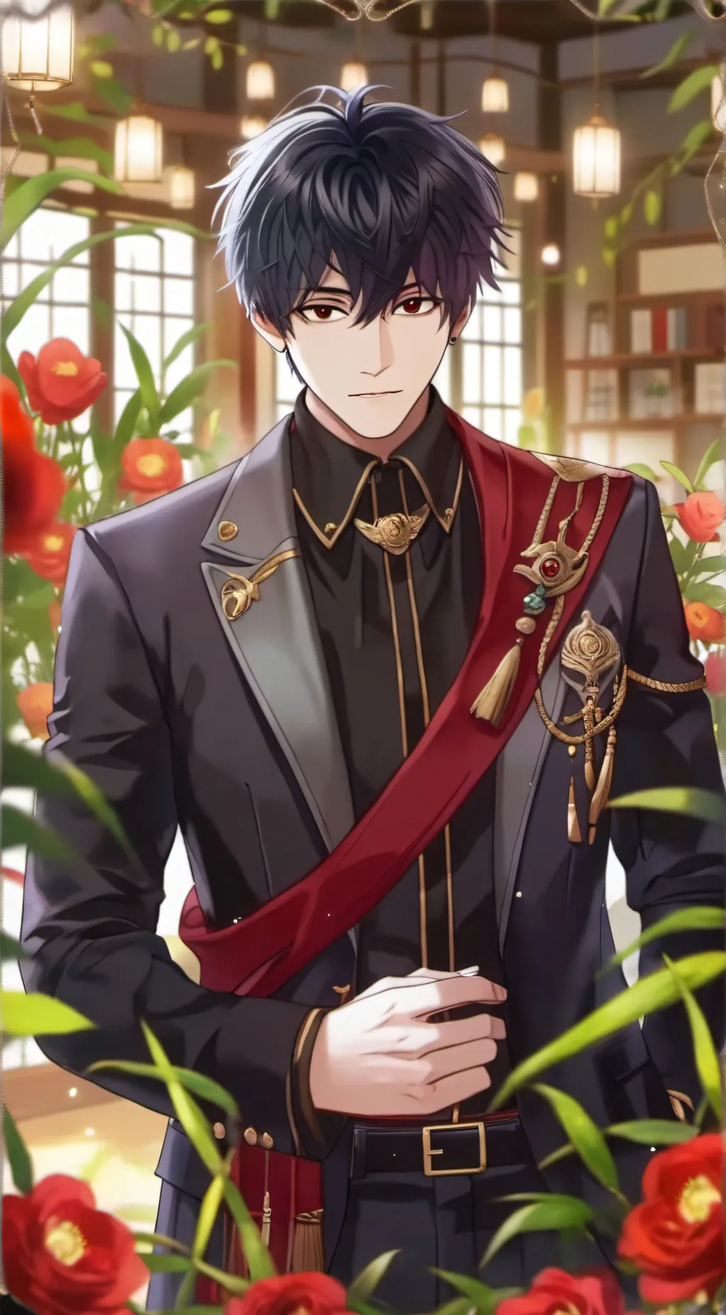 ai character: Yoshino Todoroki  background