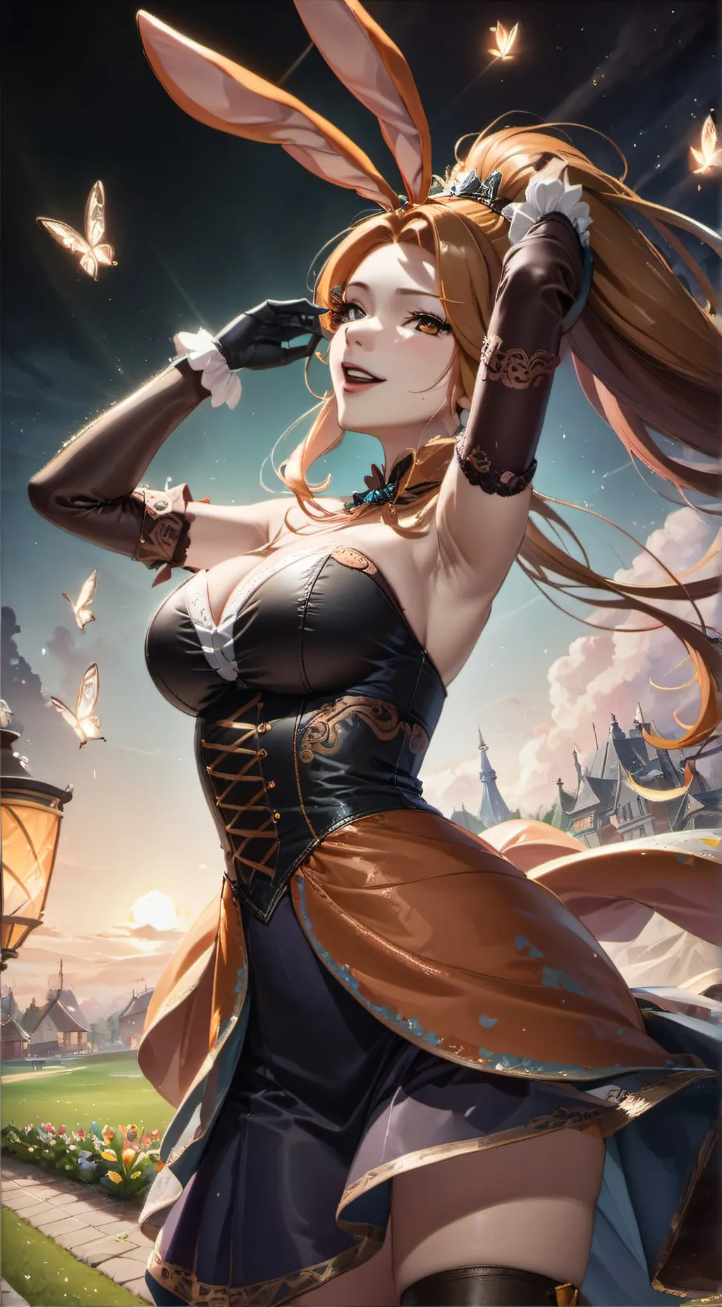 ai character: Serena background