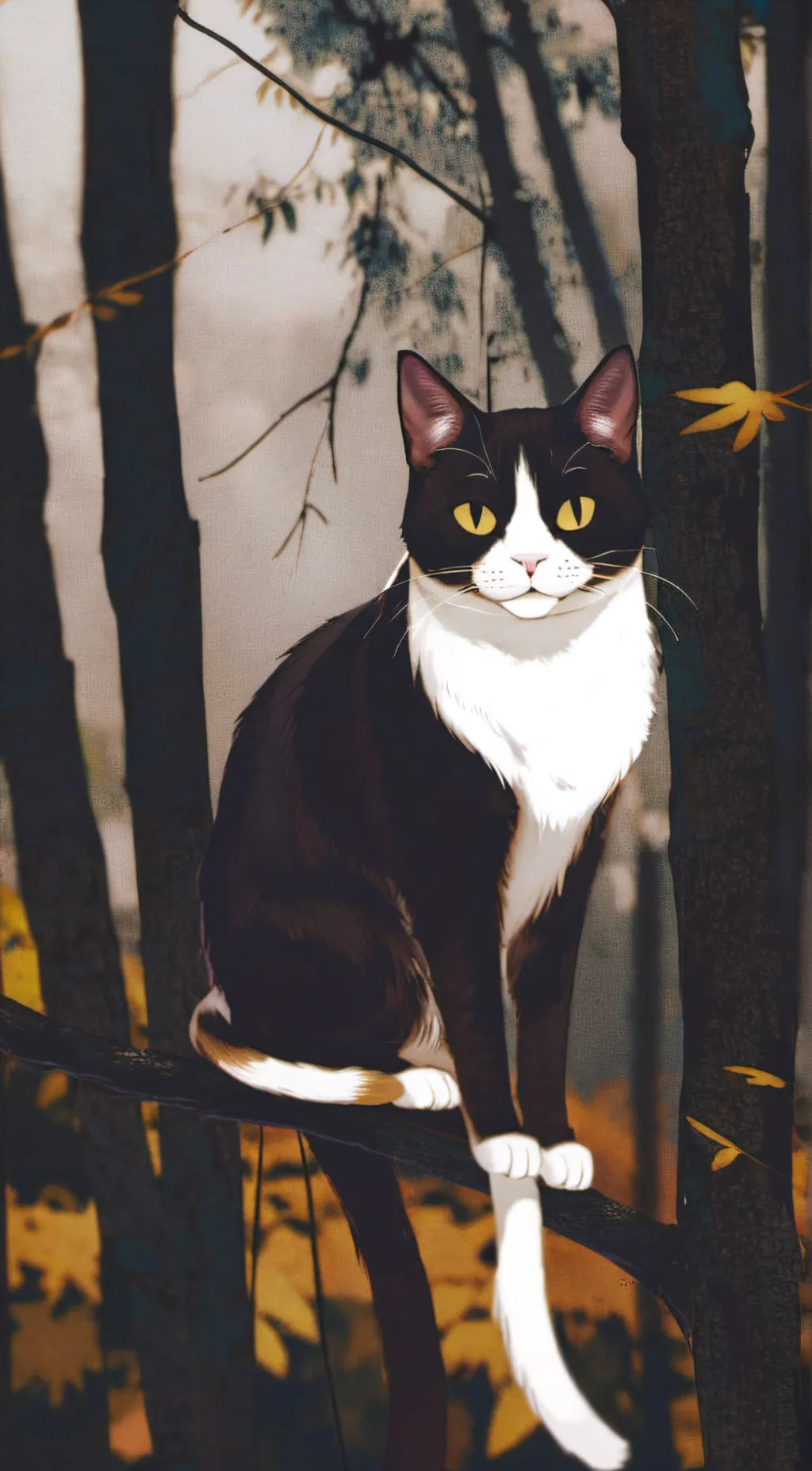 ai character: catnap background