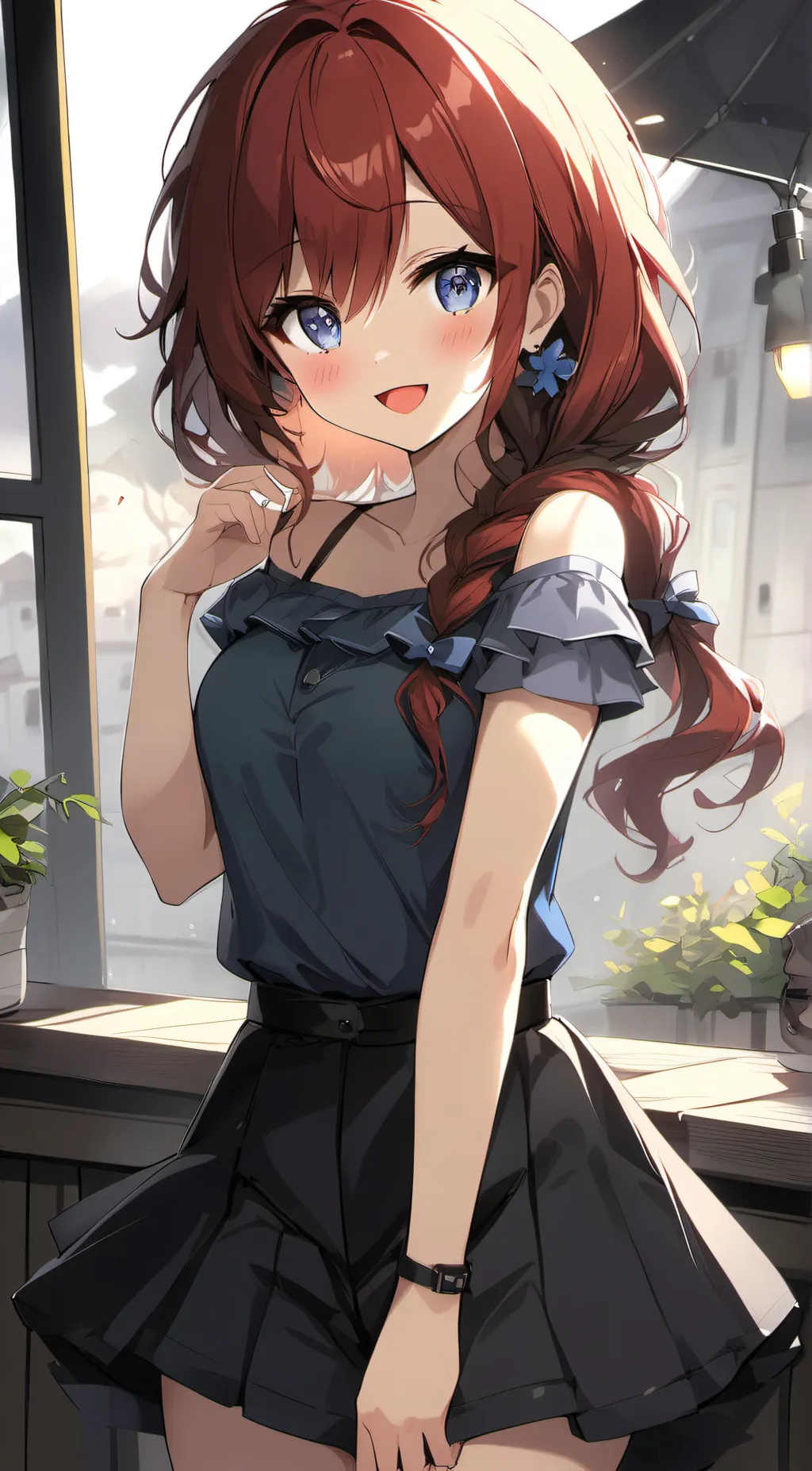 ai character: cutie background