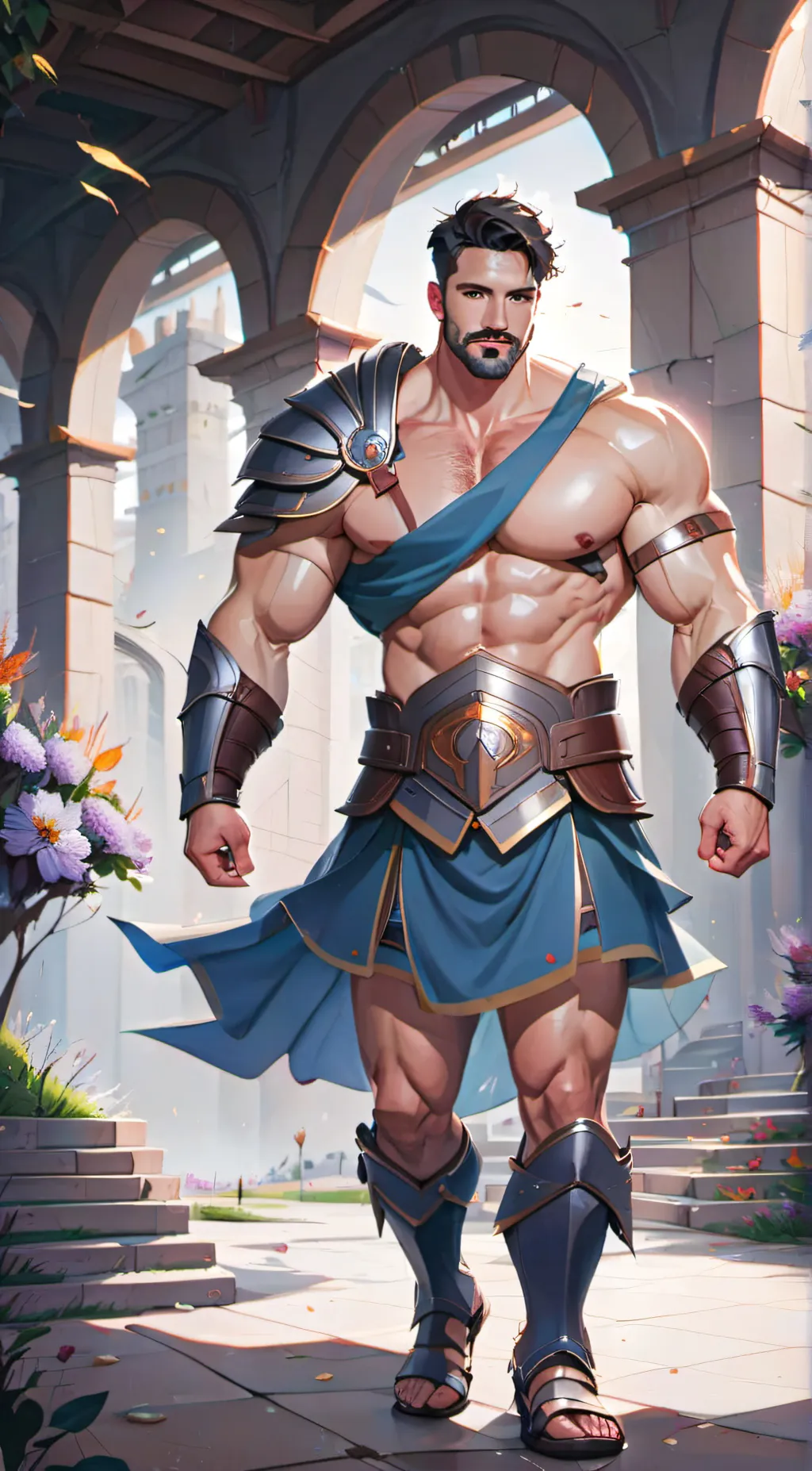 ai character: Agron background