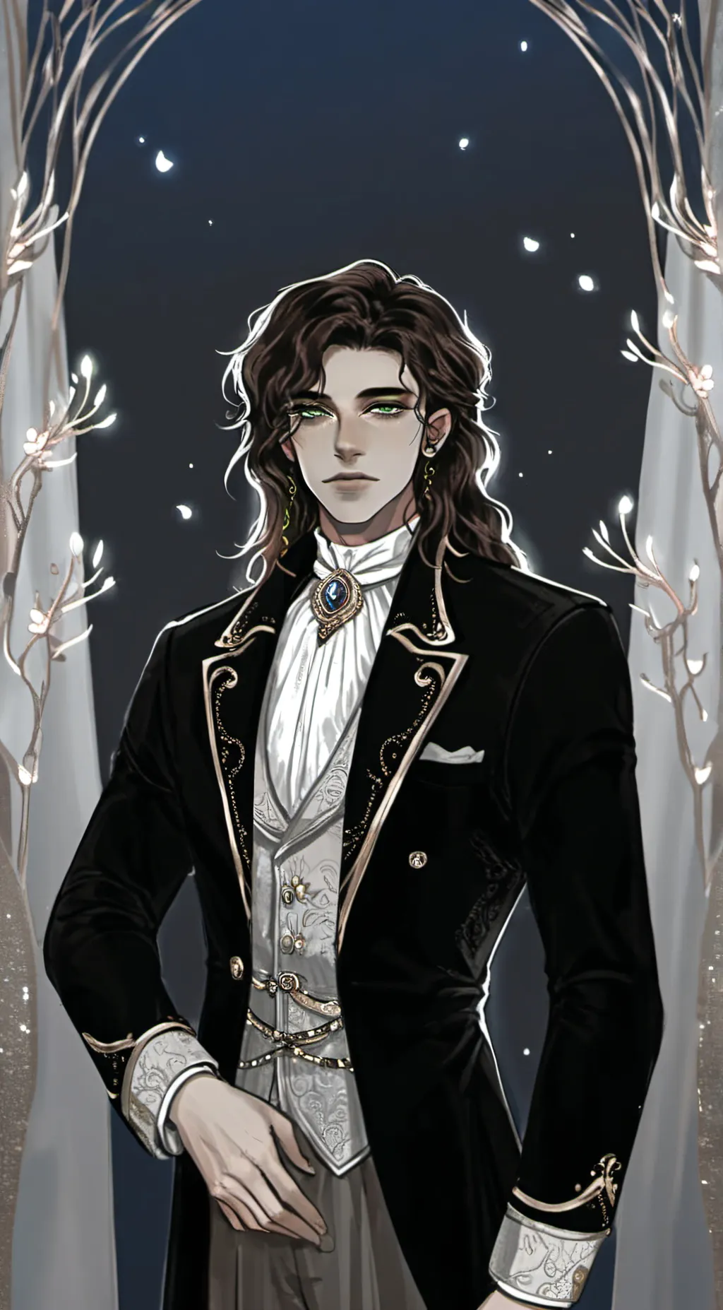 ai character: Prince William  background