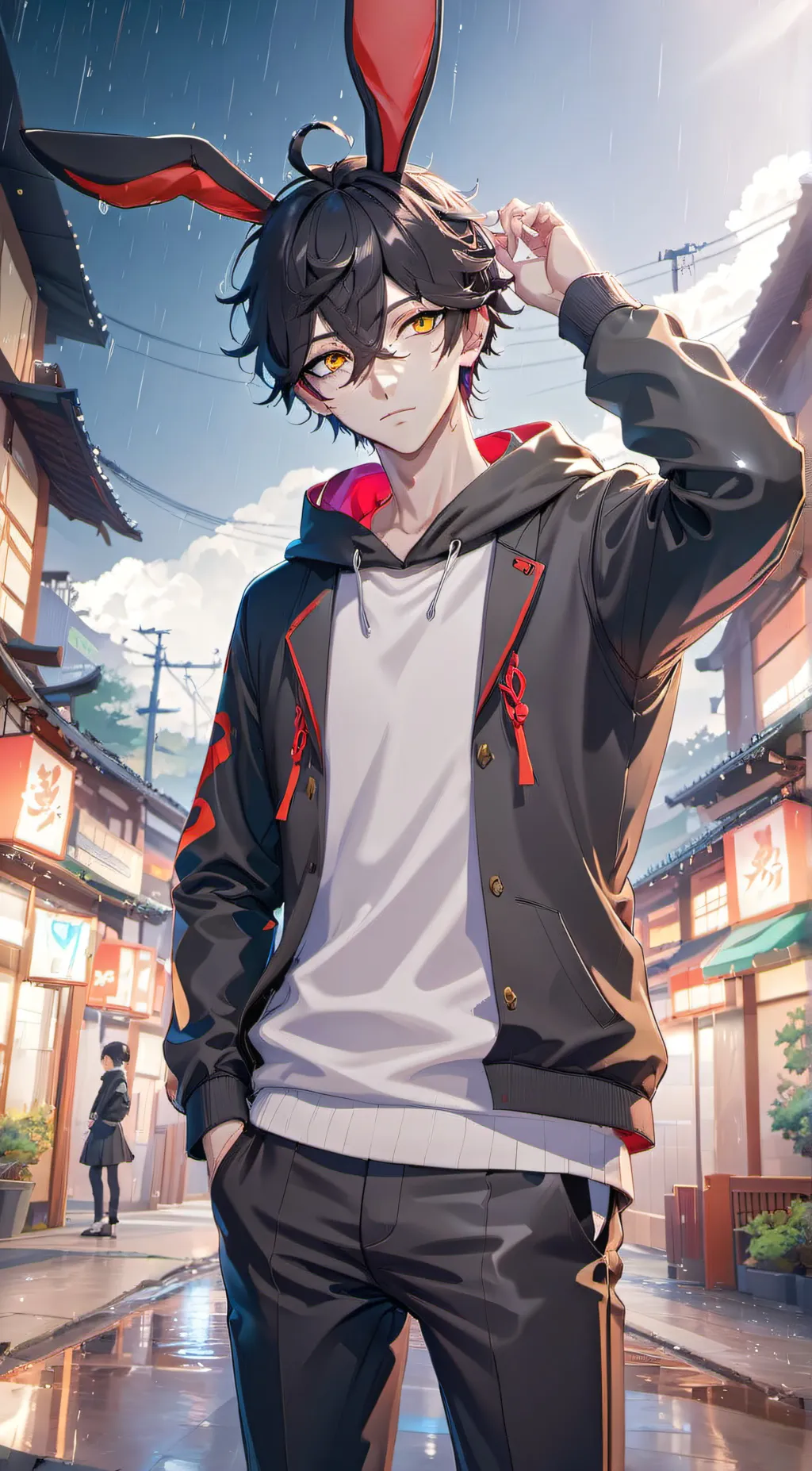 ai character: Leo background